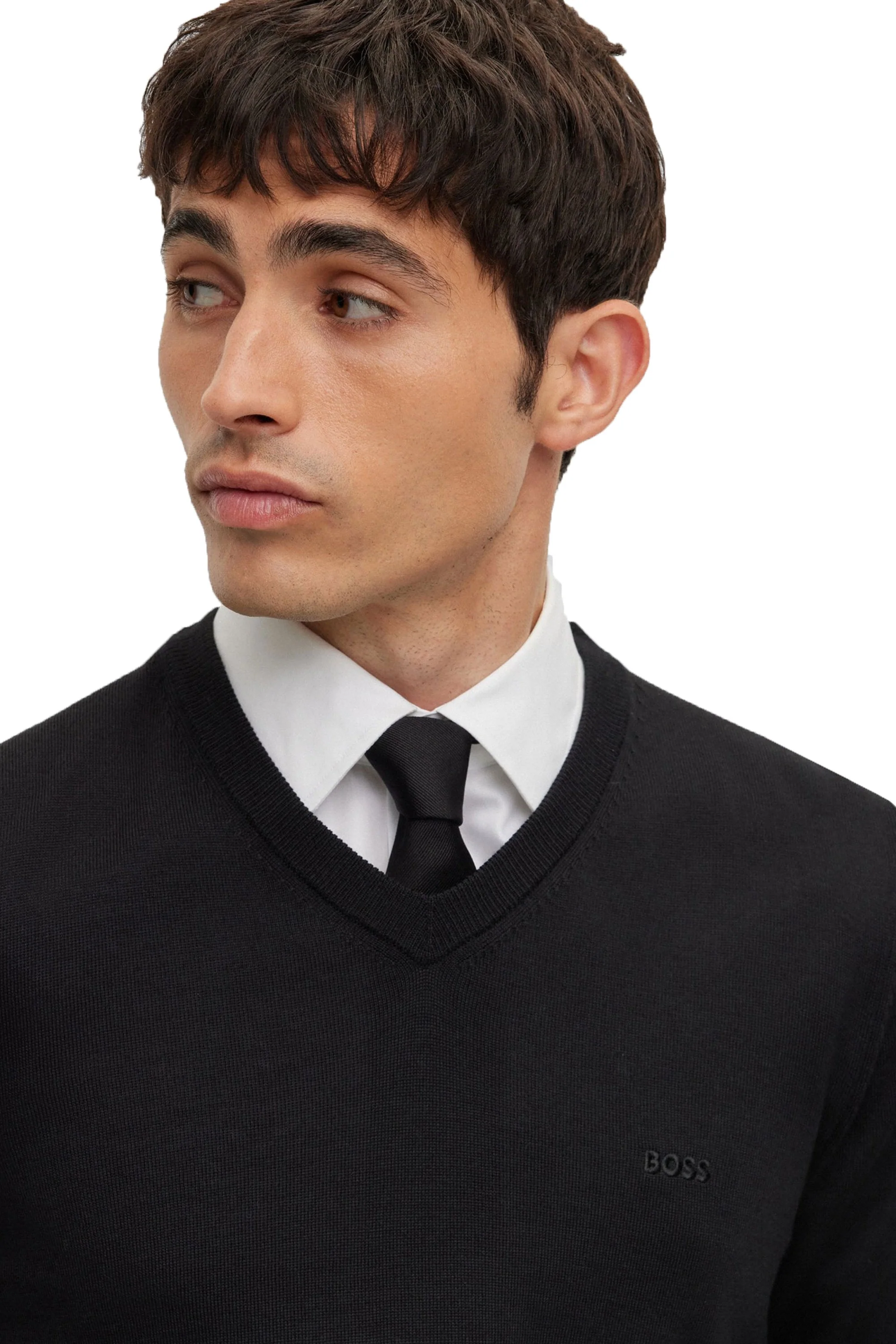 Baram-l V-neck Knitwear Black - Image 2