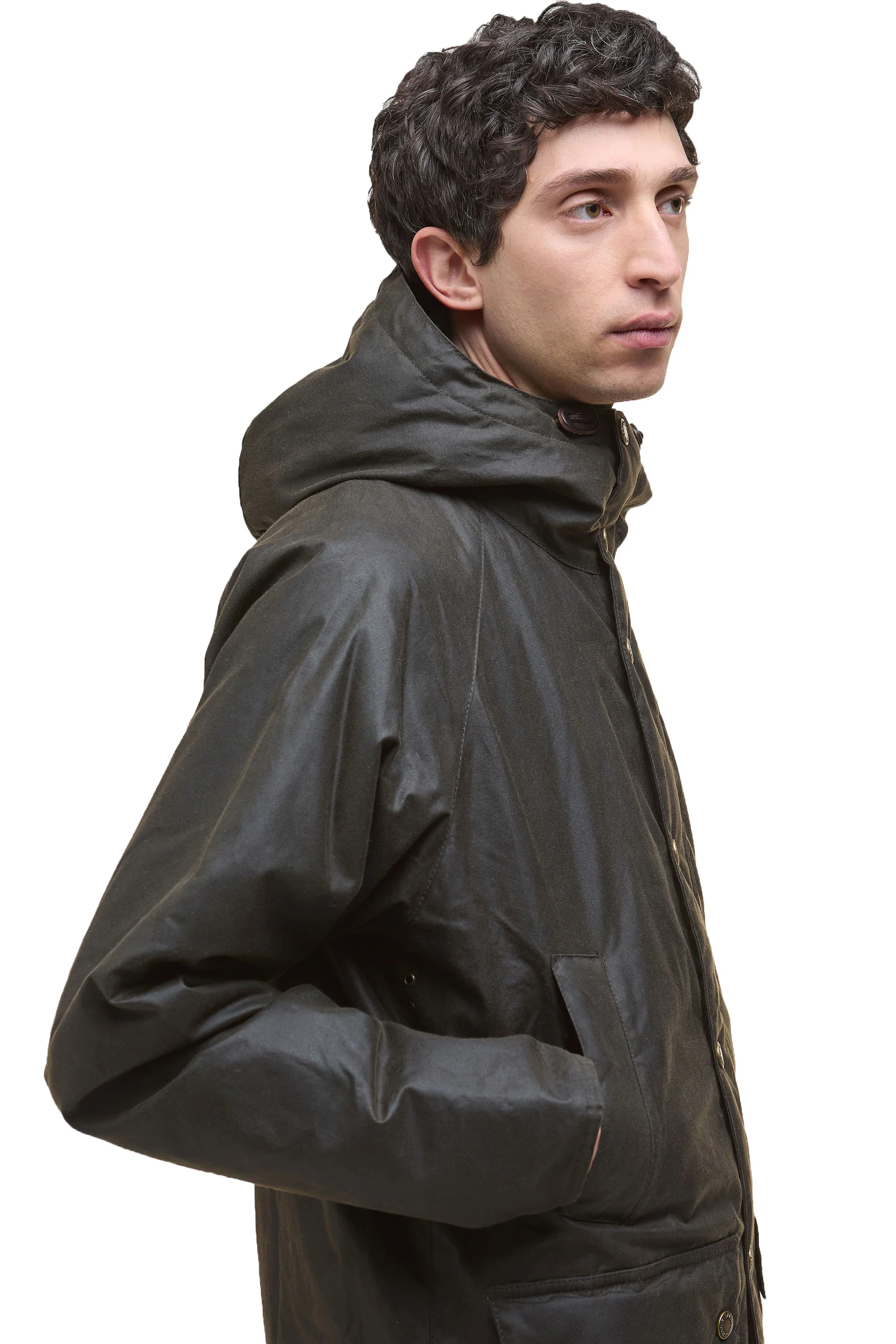 BARBOUR BEDALE PARKA OLIVE - Image 4