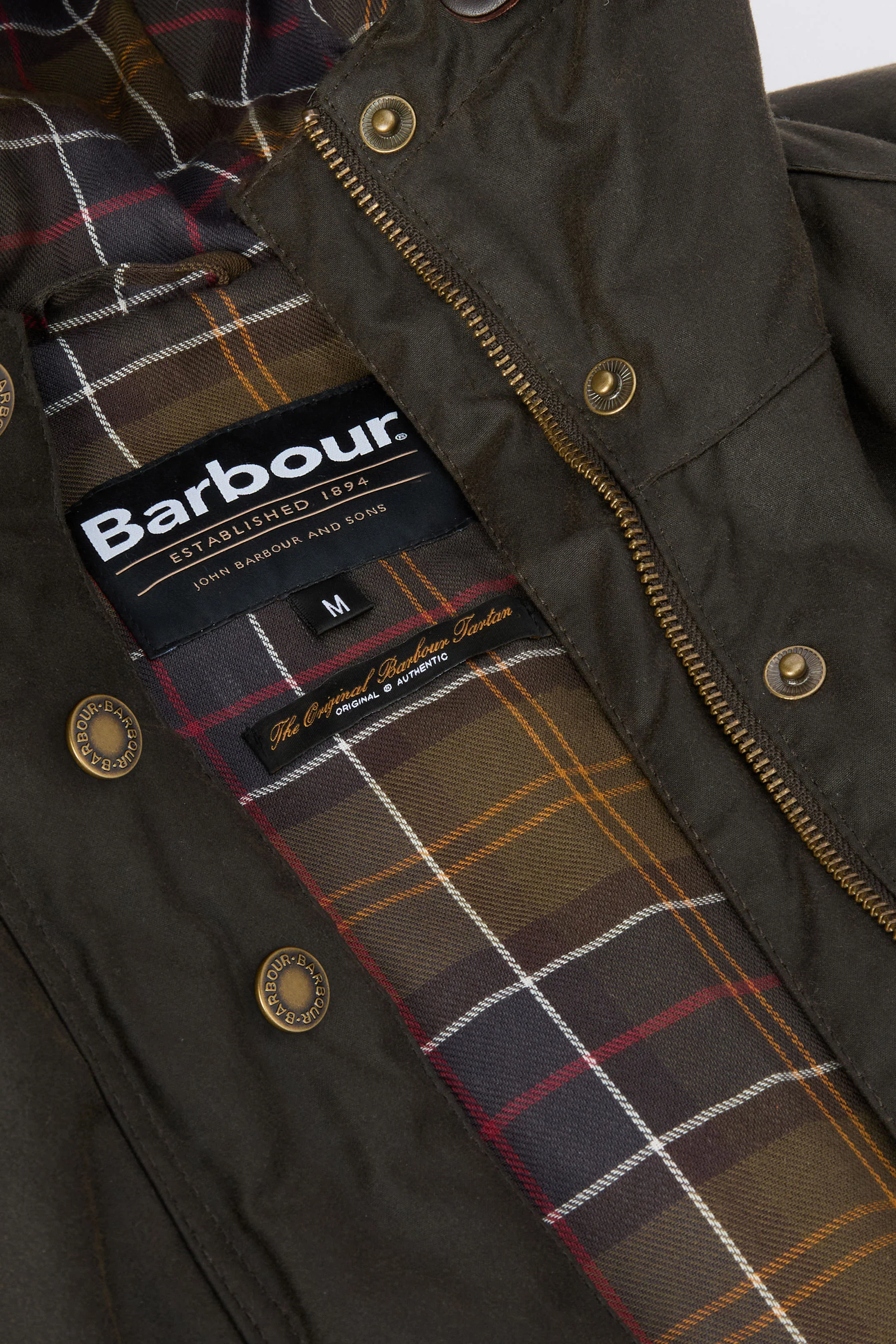 BARBOUR BEDALE PARKA OLIVE - Image 5