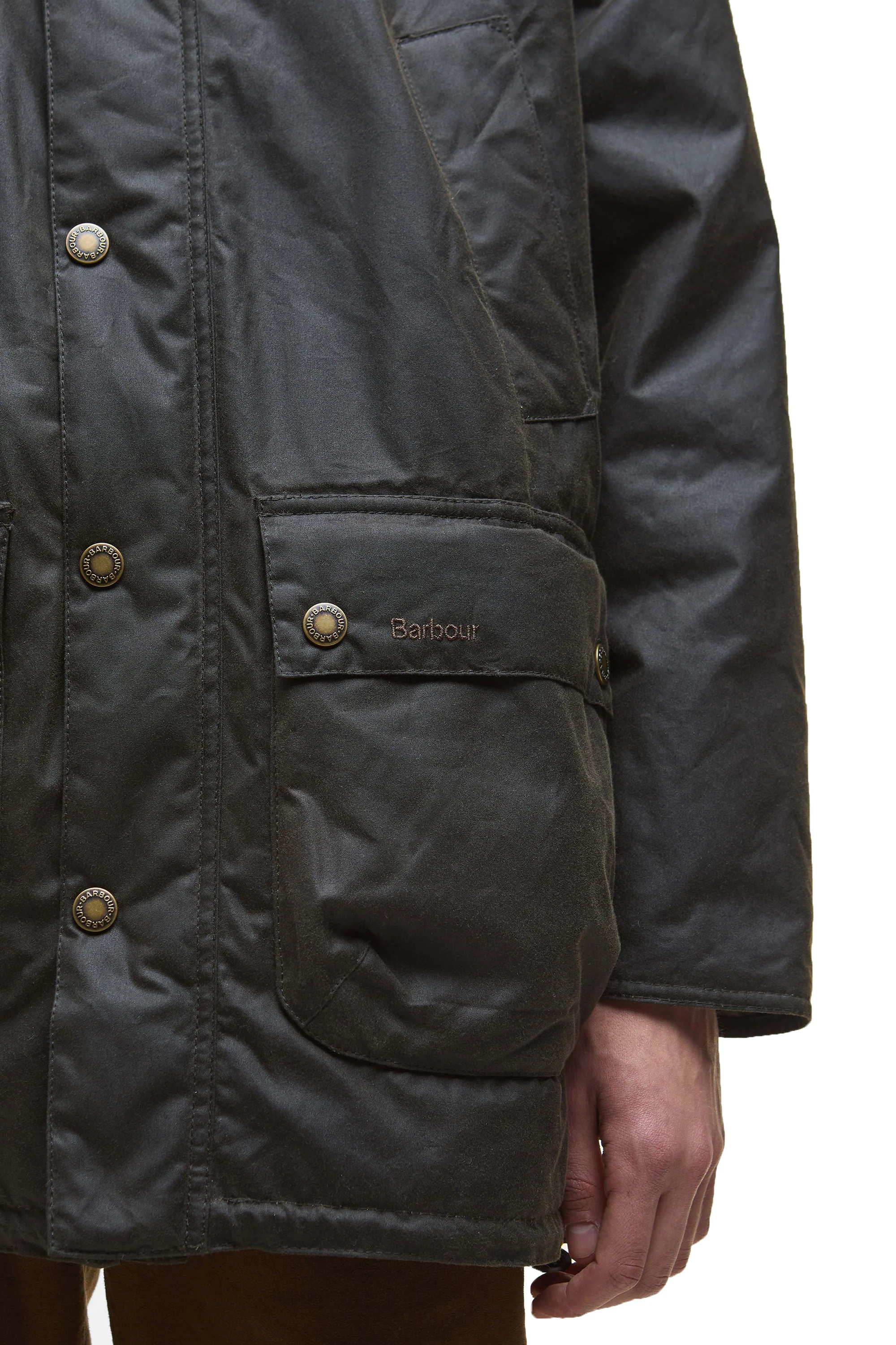 BARBOUR BEDALE PARKA OLIVE - Image 6