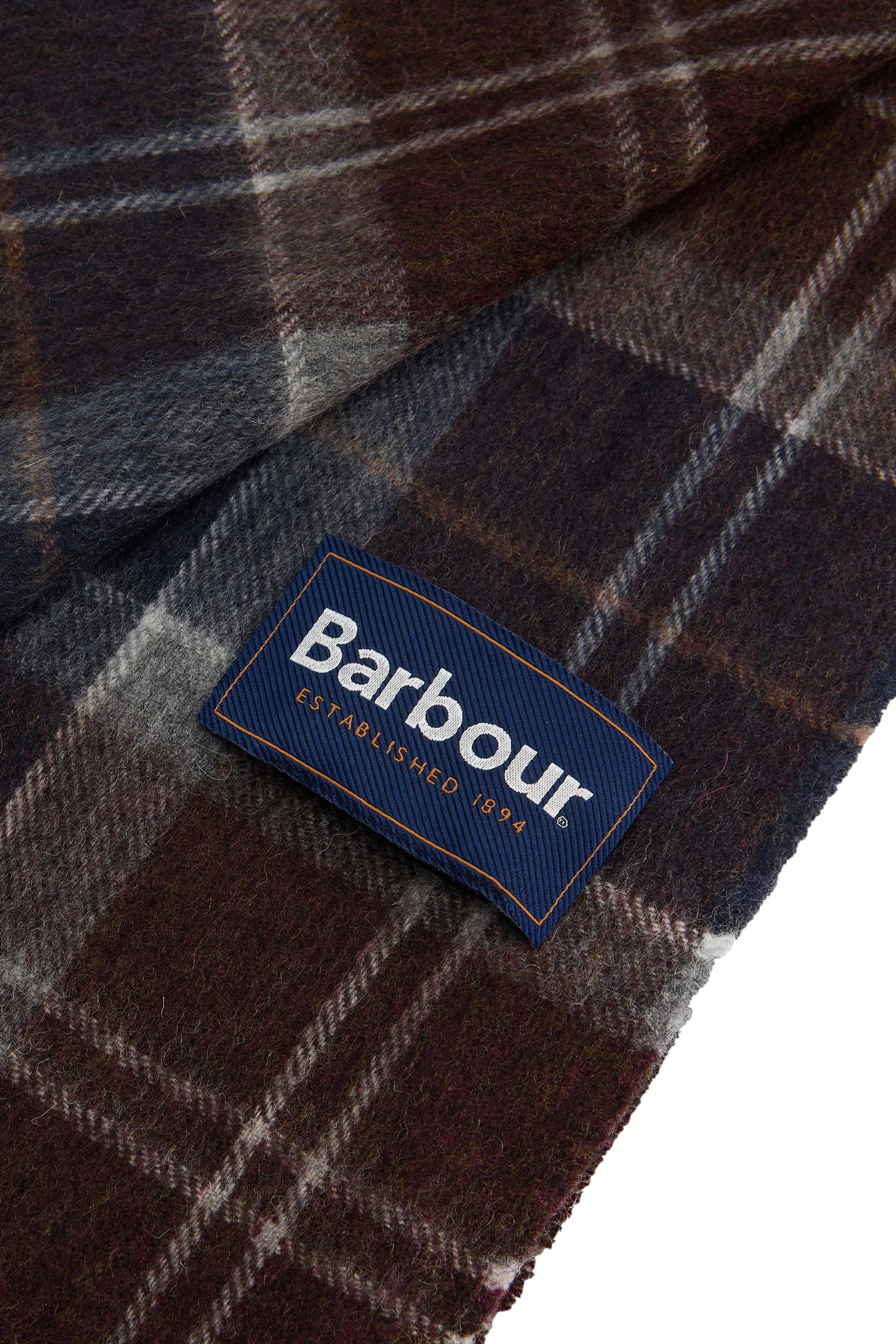 Barbour Braden Scarf Midnight Oak Tartan - Image 3
