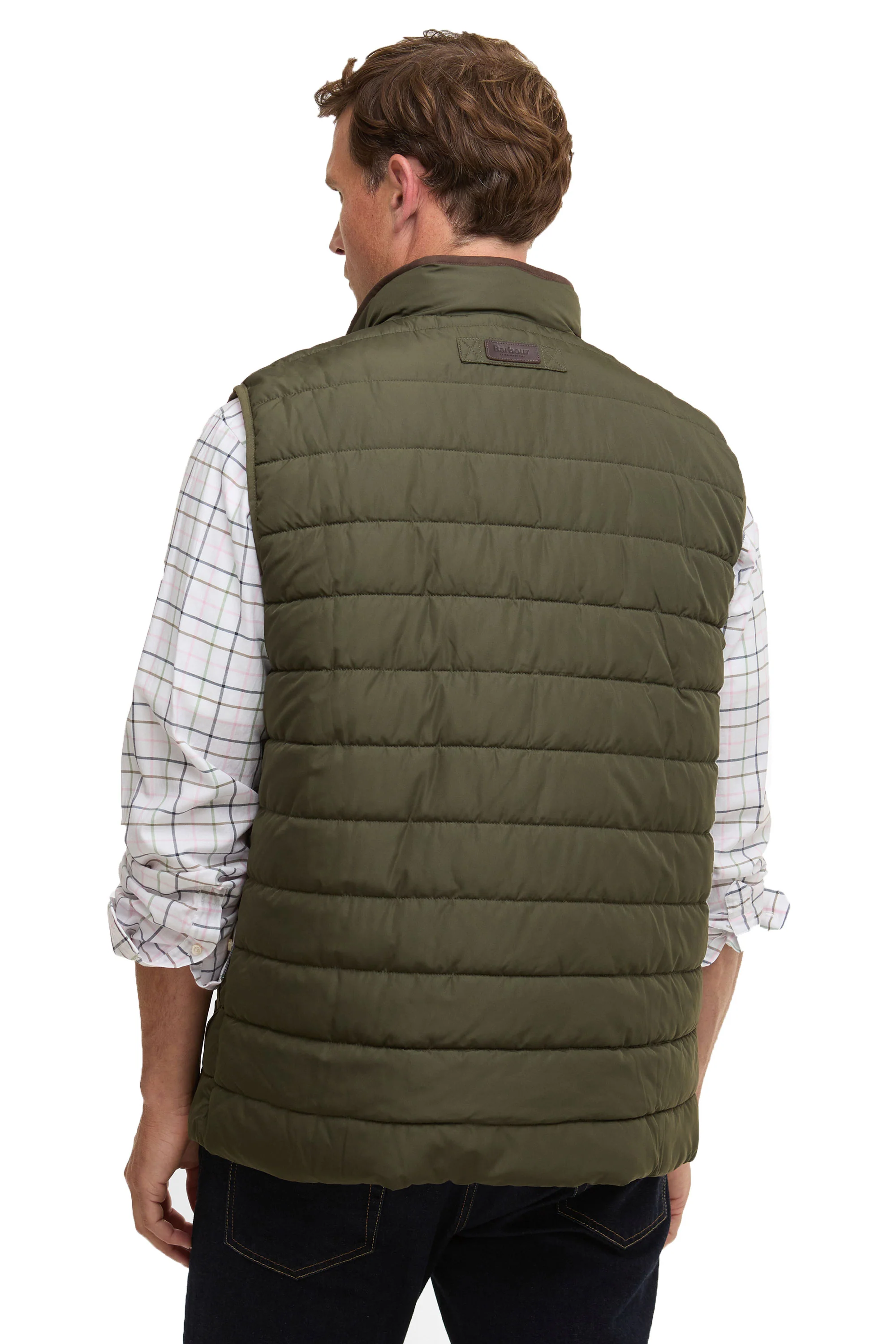 BARBOUR BROUGHTON GILET DEEP OLIVE - Image 3