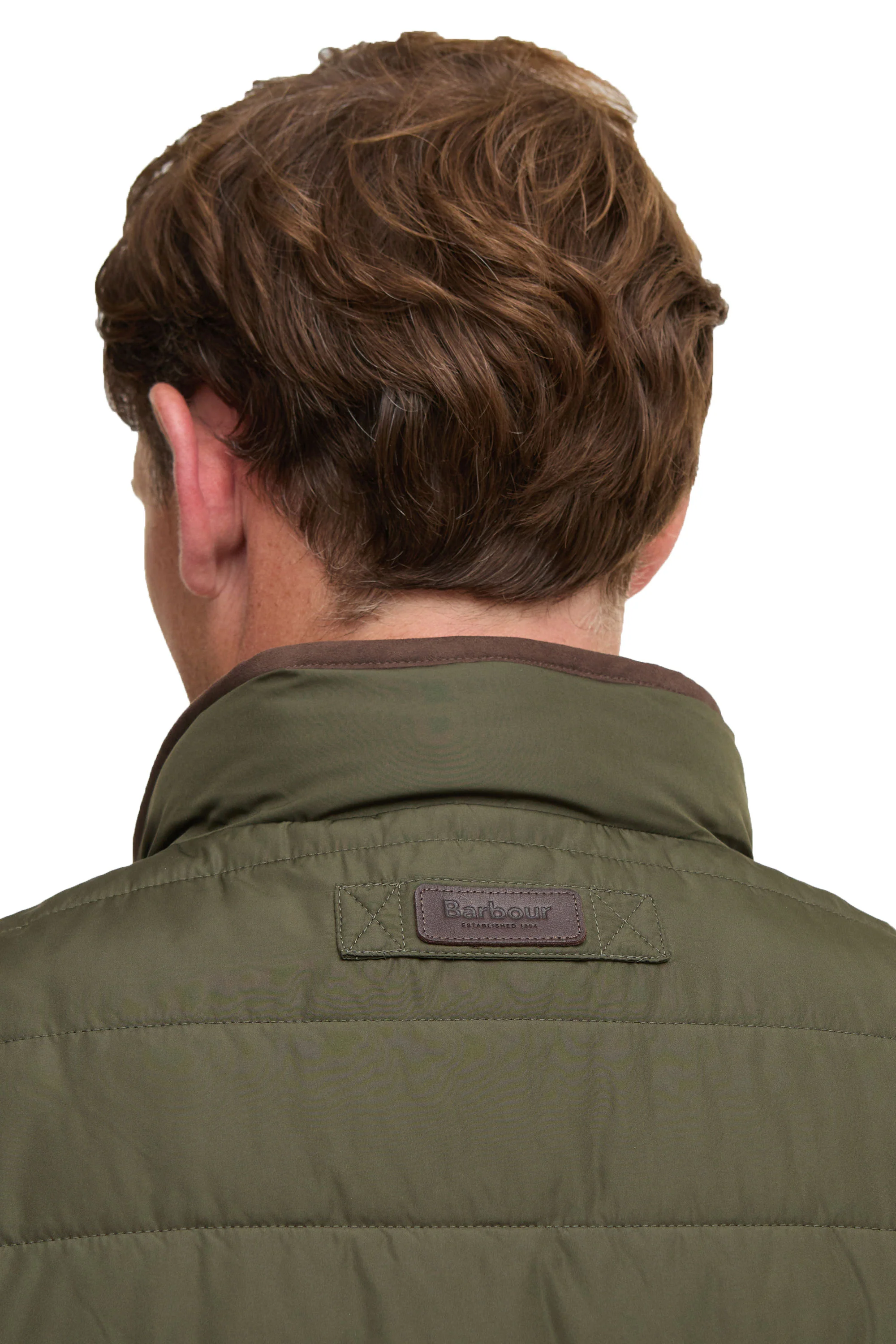 BARBOUR BROUGHTON GILET DEEP OLIVE - Image 5