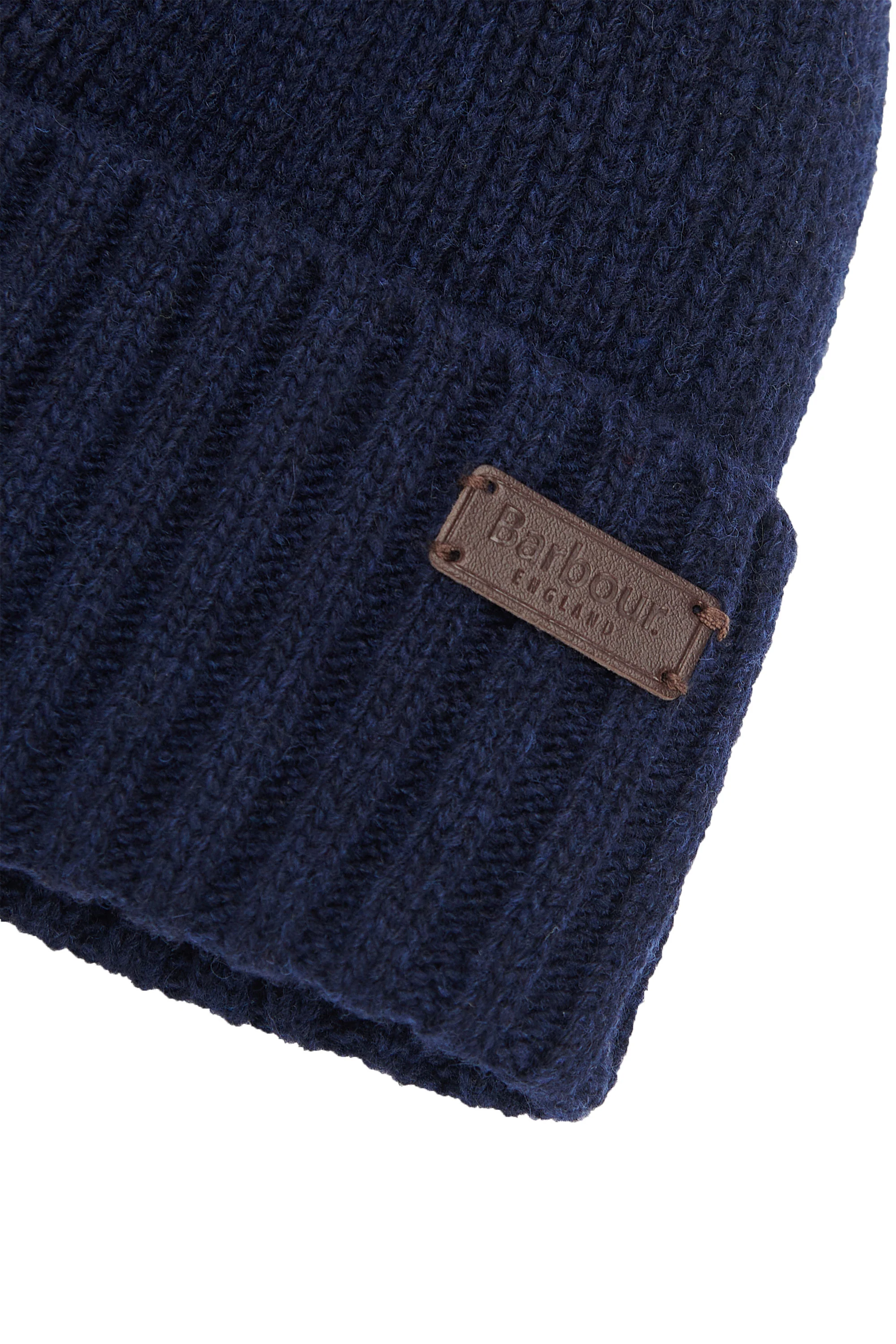 Barbour Carlton Beanie Hat Navy - Image 3