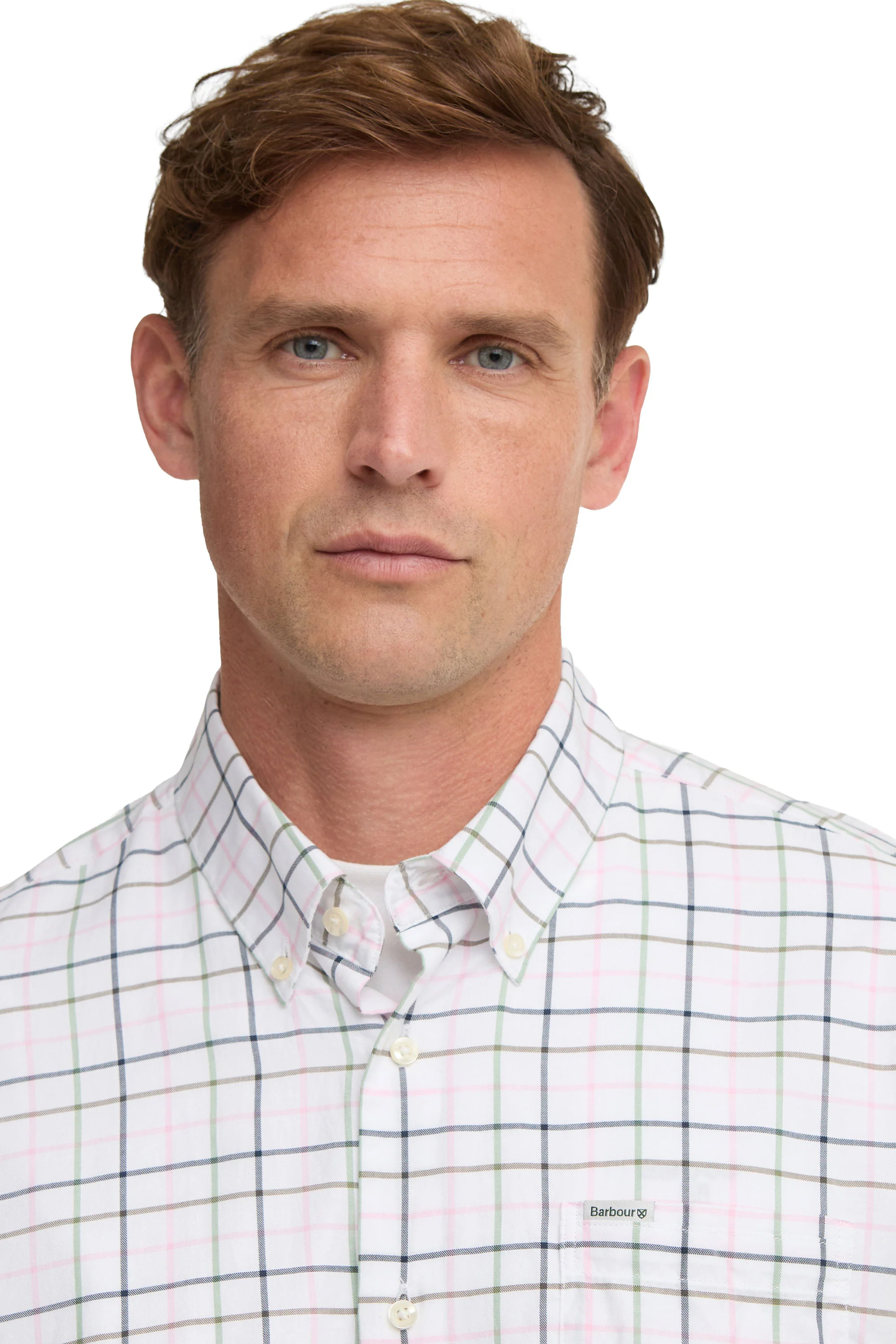 BARBOUR CASWELL TATTERSALL SHIRT PINK - Image 3