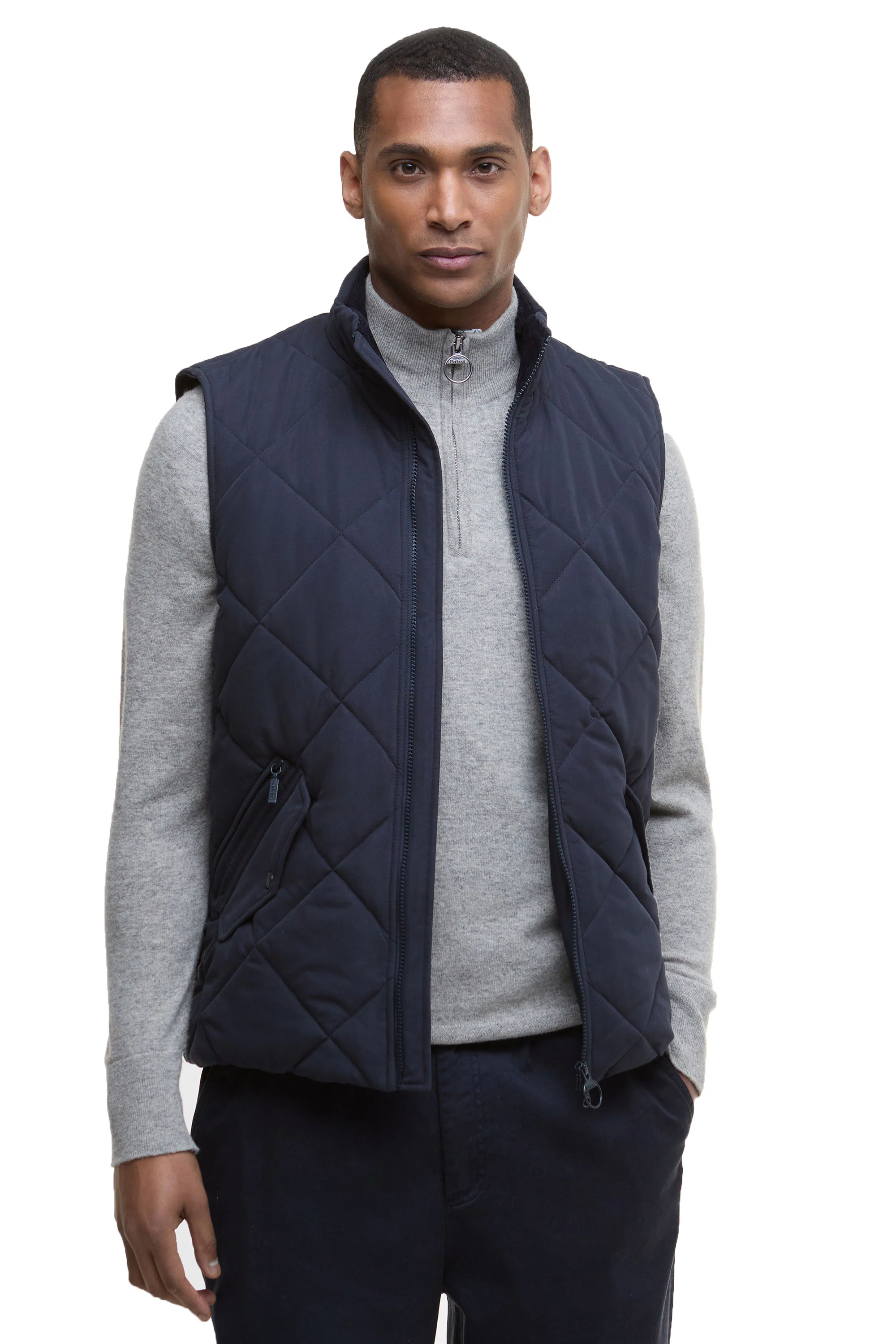 Barbour City Chelsea Gilet Dark Navy - Image 2