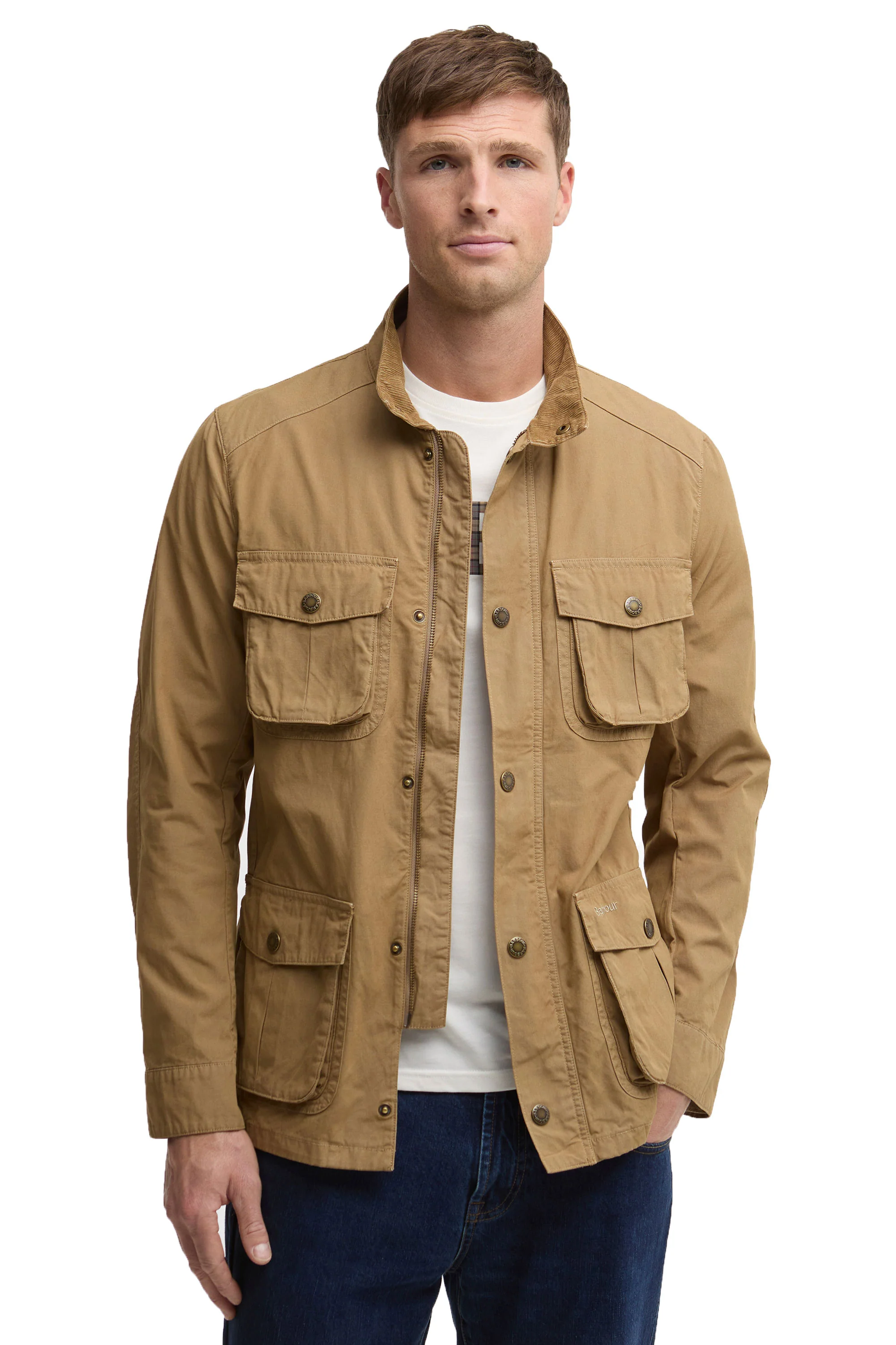 BARBOUR CORBRIDGE CASUAL JACKET STONE - Image 2