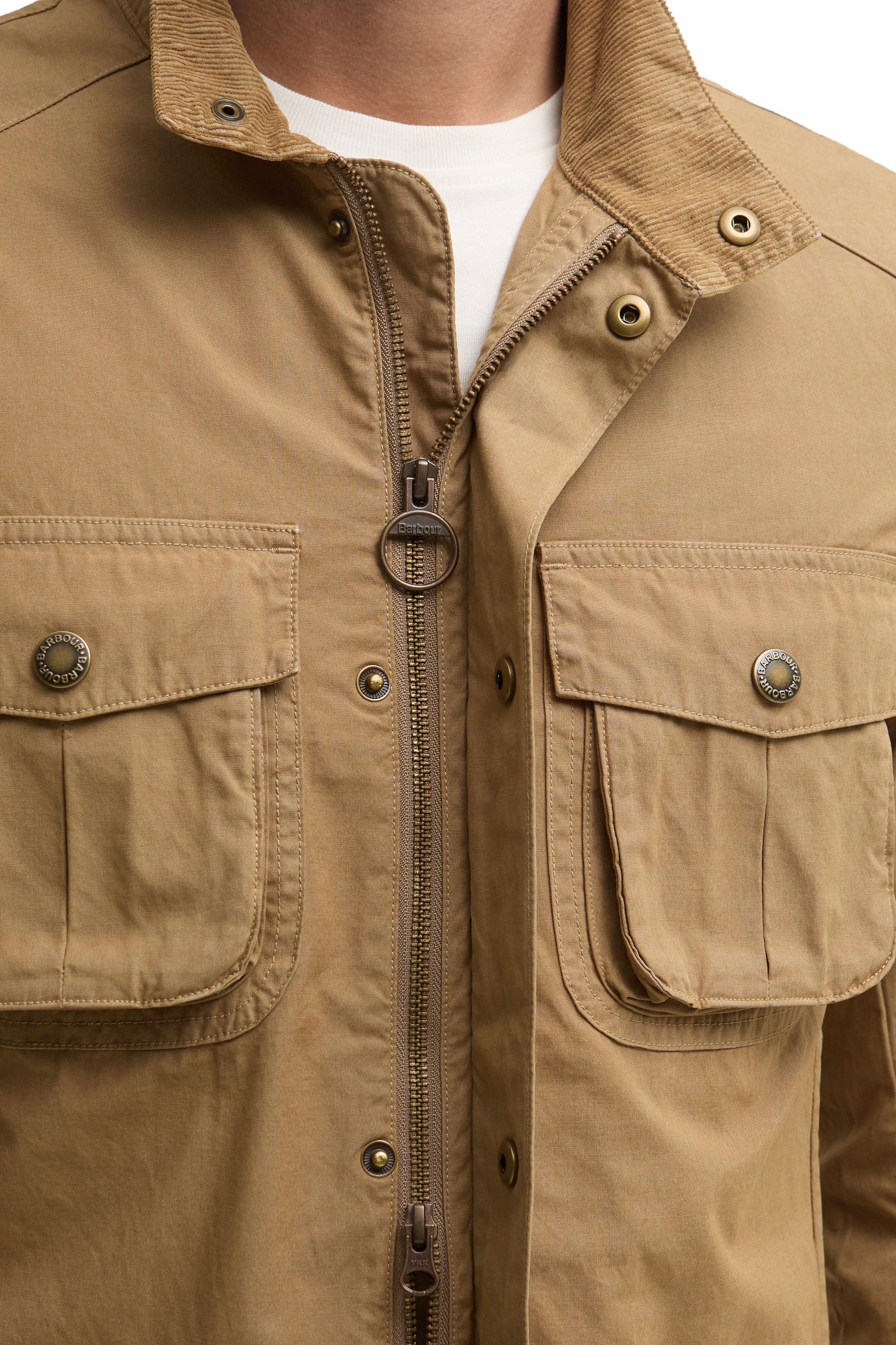 BARBOUR CORBRIDGE CASUAL JACKET STONE - Image 3