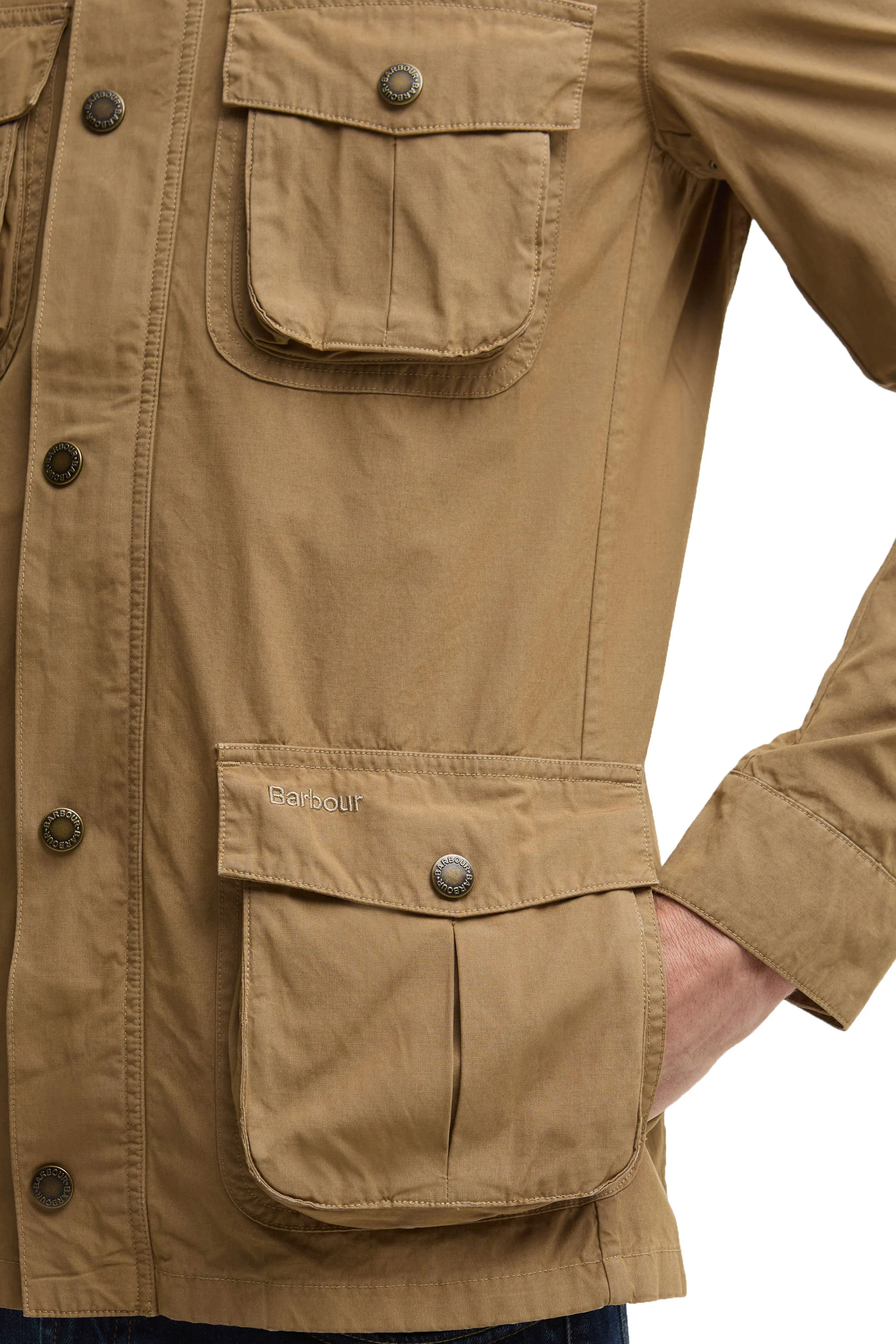 BARBOUR CORBRIDGE CASUAL JACKET STONE - Image 5