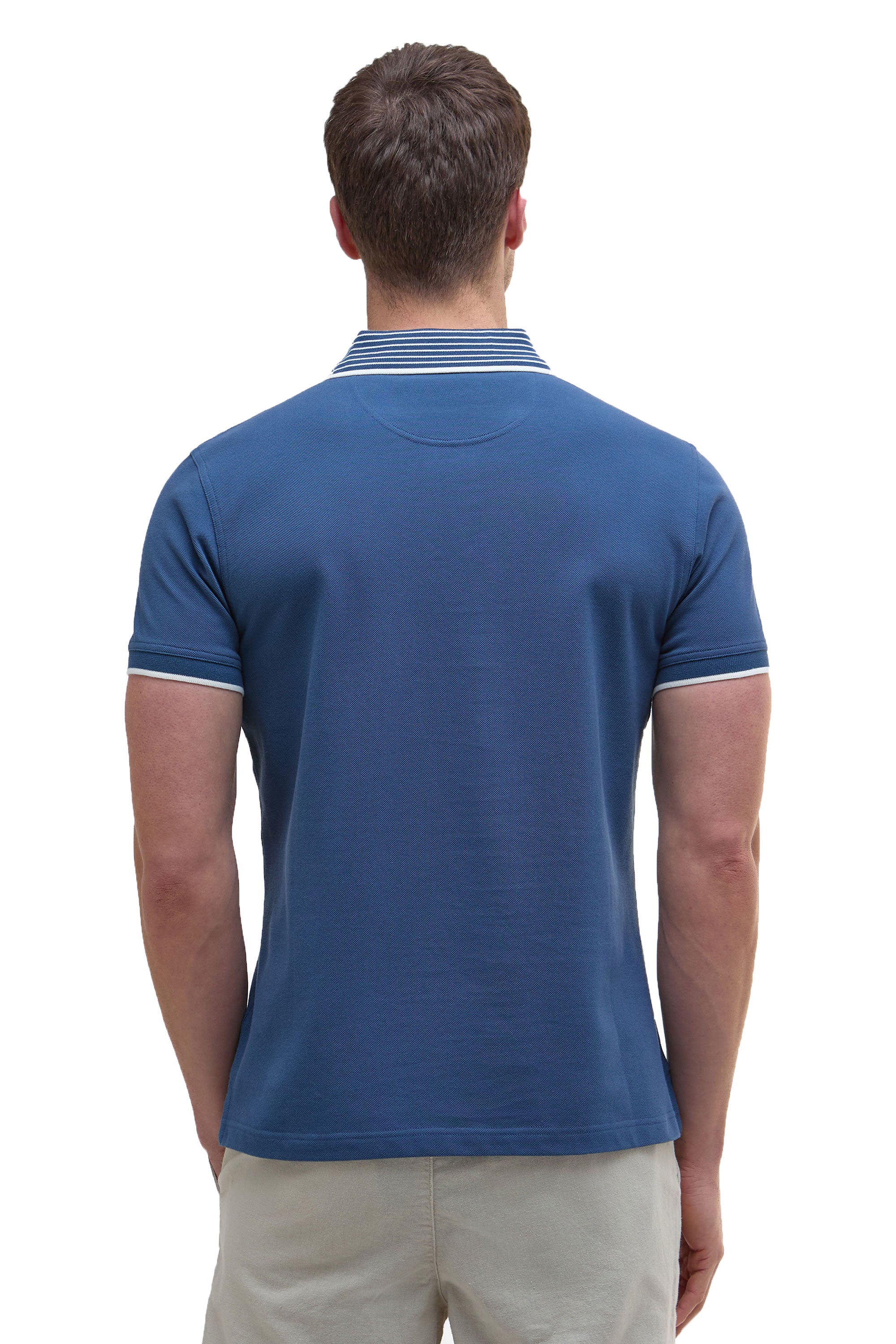 BARBOUR DENWICK POLO SHIRT DARK DENIM - Image 2
