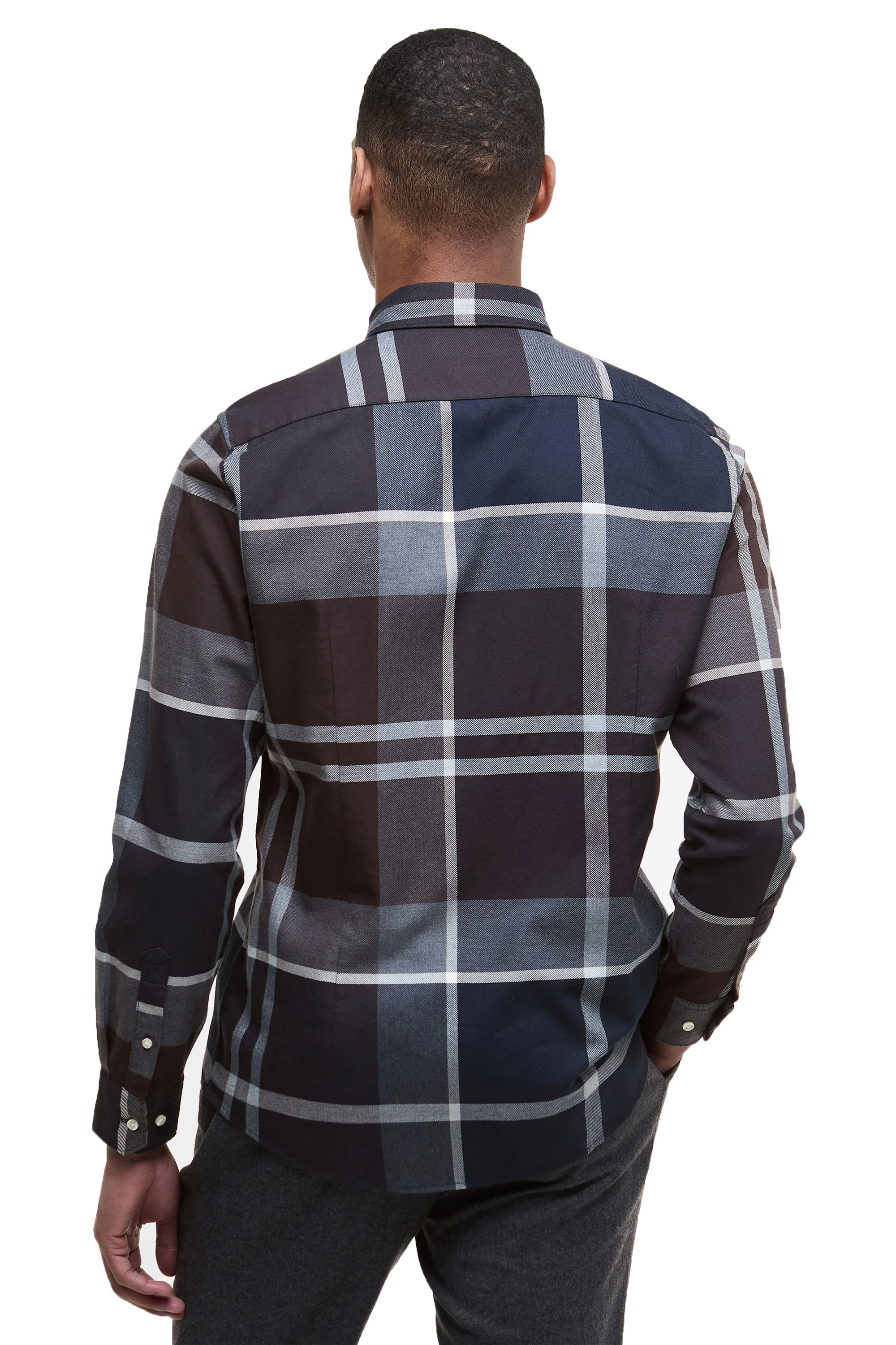 Barbour Dunoon Shirt Midnight Oak - Image 3
