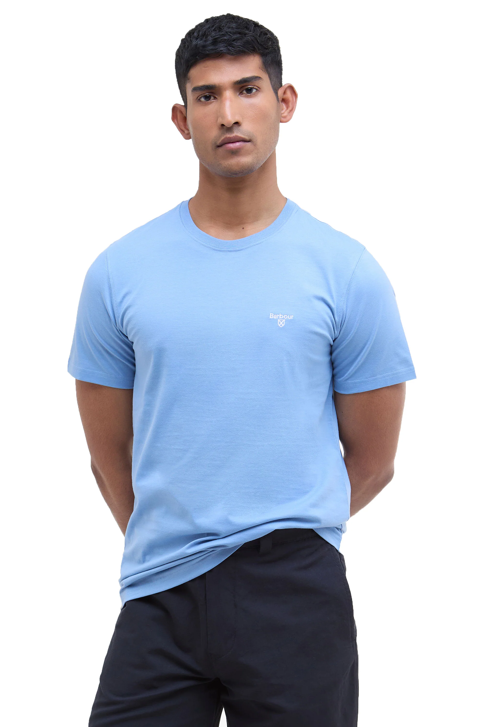 BARBOUR ESSENTIAL SPORTS T-SHIRT BLUE - Image 2