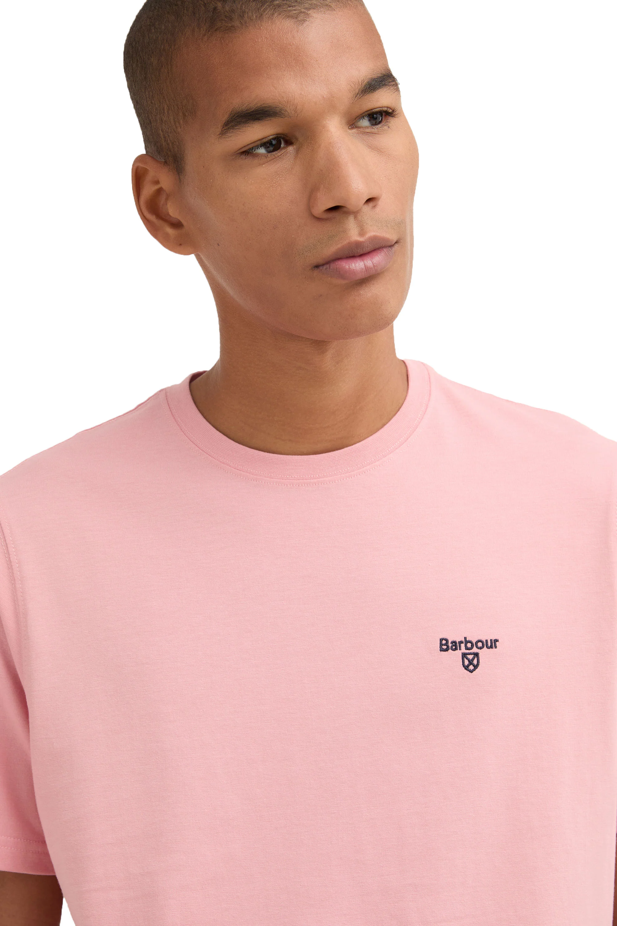 BARBOUR ESSENTIAL SPORTS T-SHIRT MINERAL PINK - Image 3