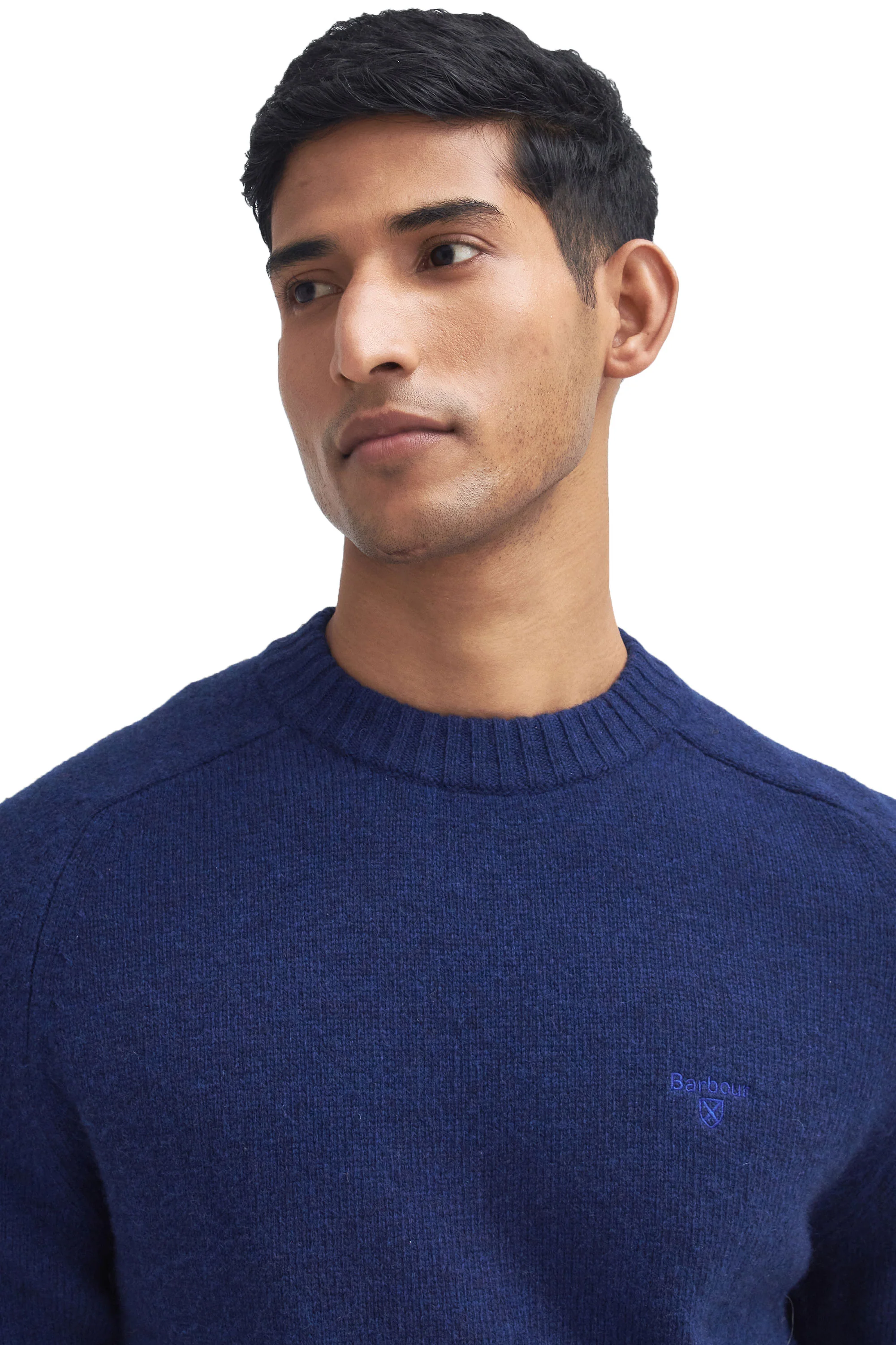 Barbour Grangetown Crew Neck Ink Blue - Image 2