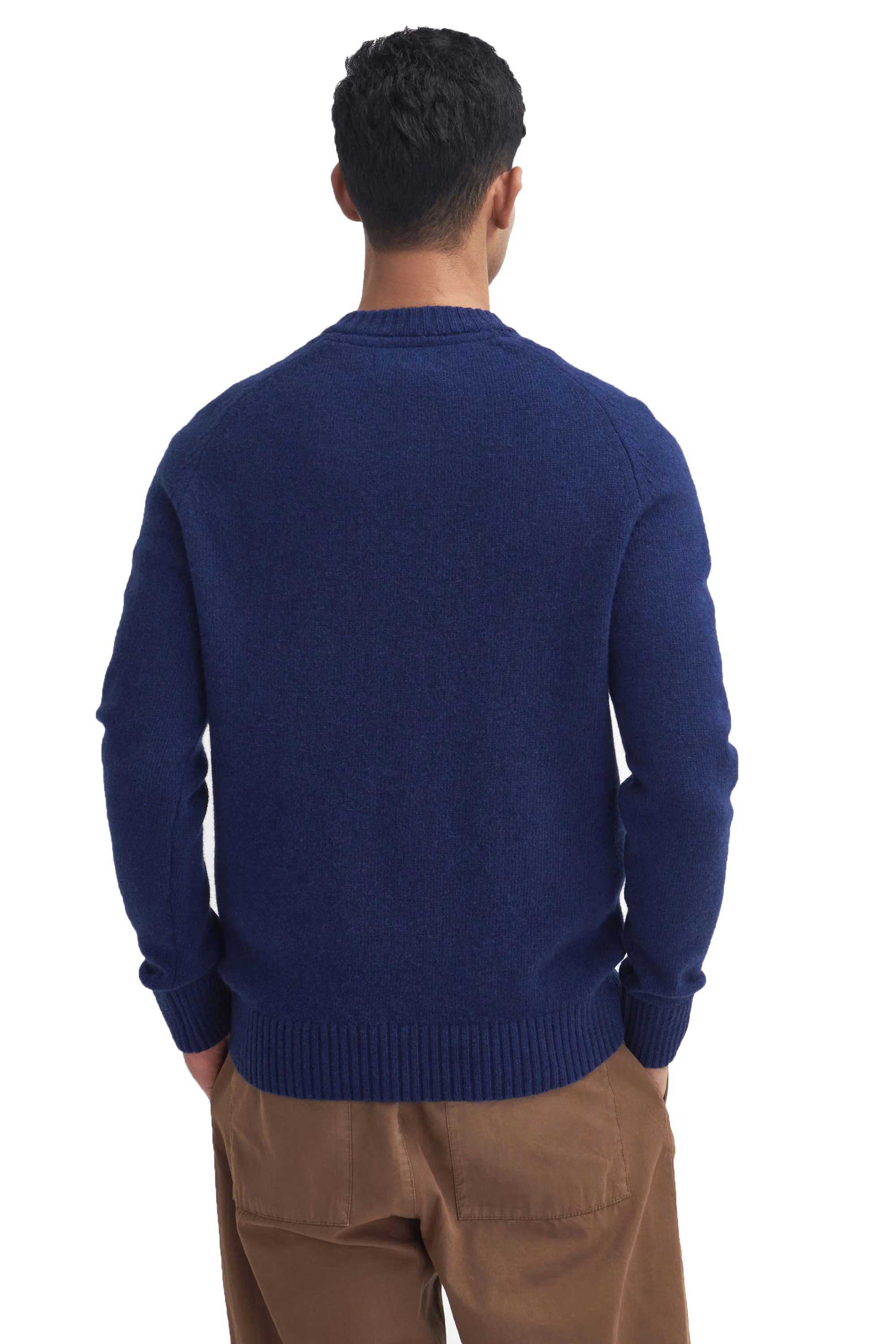 Barbour Grangetown Crew Neck Ink Blue - Image 3