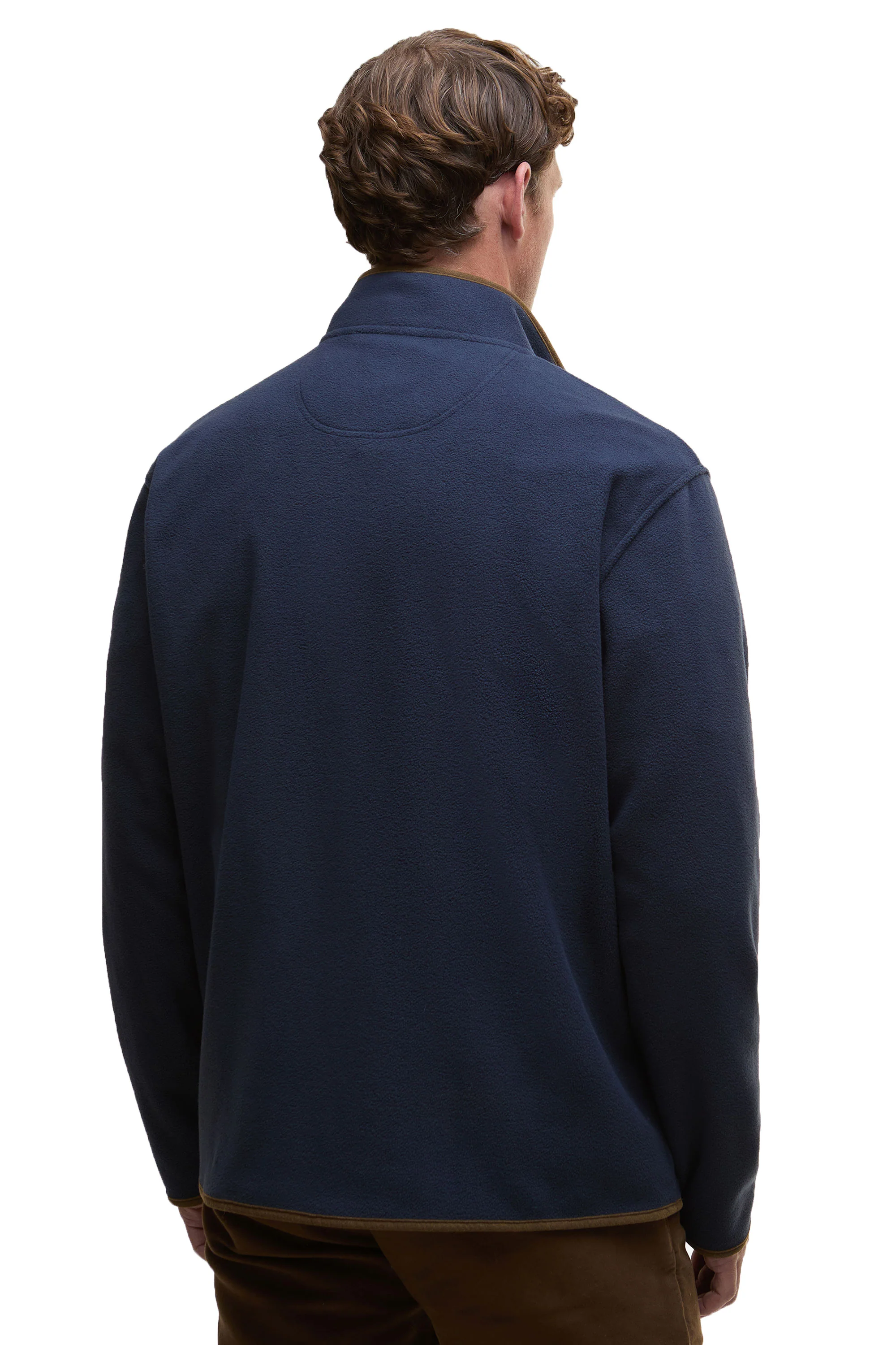 BARBOUR HARWOOD ZIP THROUGH FLEECE NAVY - Image 3