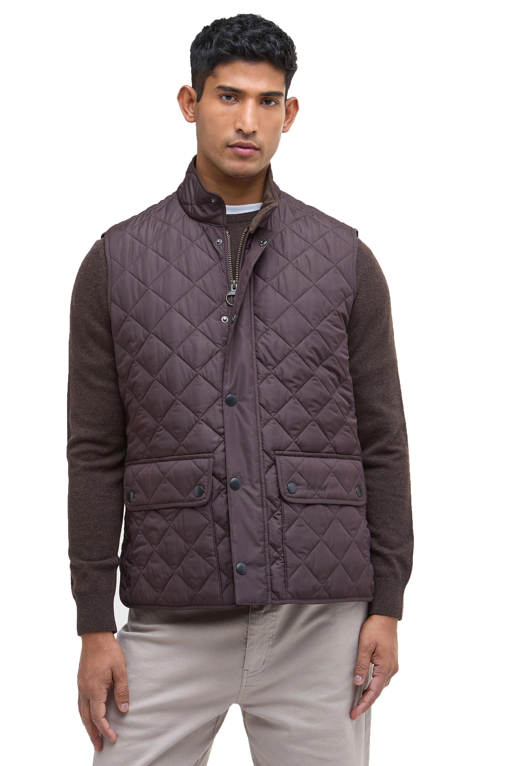 BARBOUR LOWERDALE GILET BLACK OAK - Image 3