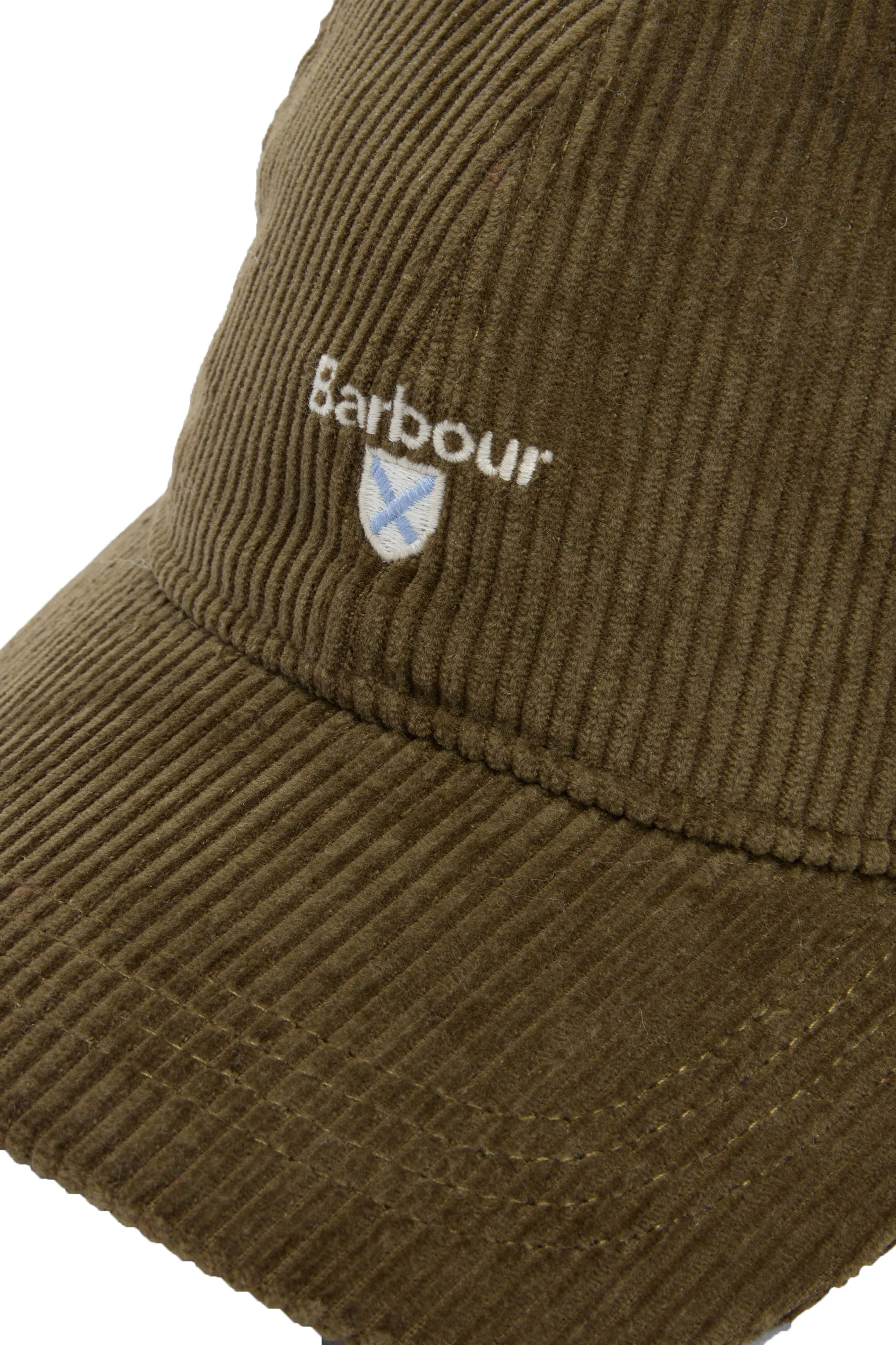 Barbour Preston Corduroy Cap Olive - Image 2