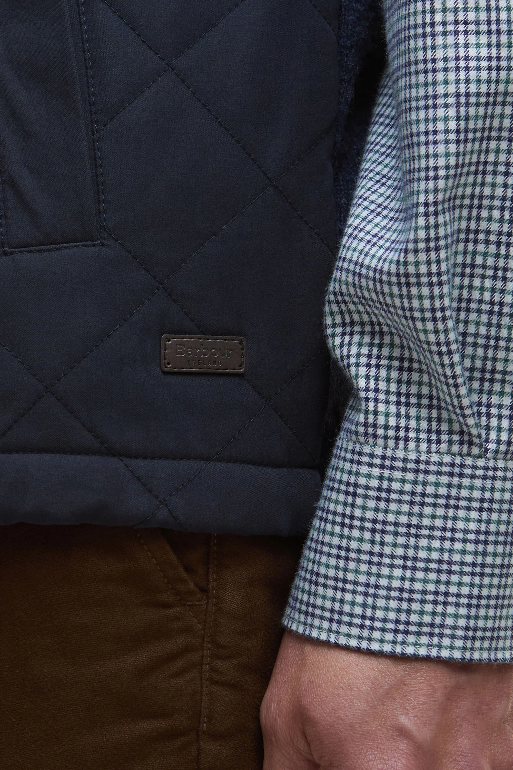 BARBOUR SHOVELER GILET NAVY - Image 4