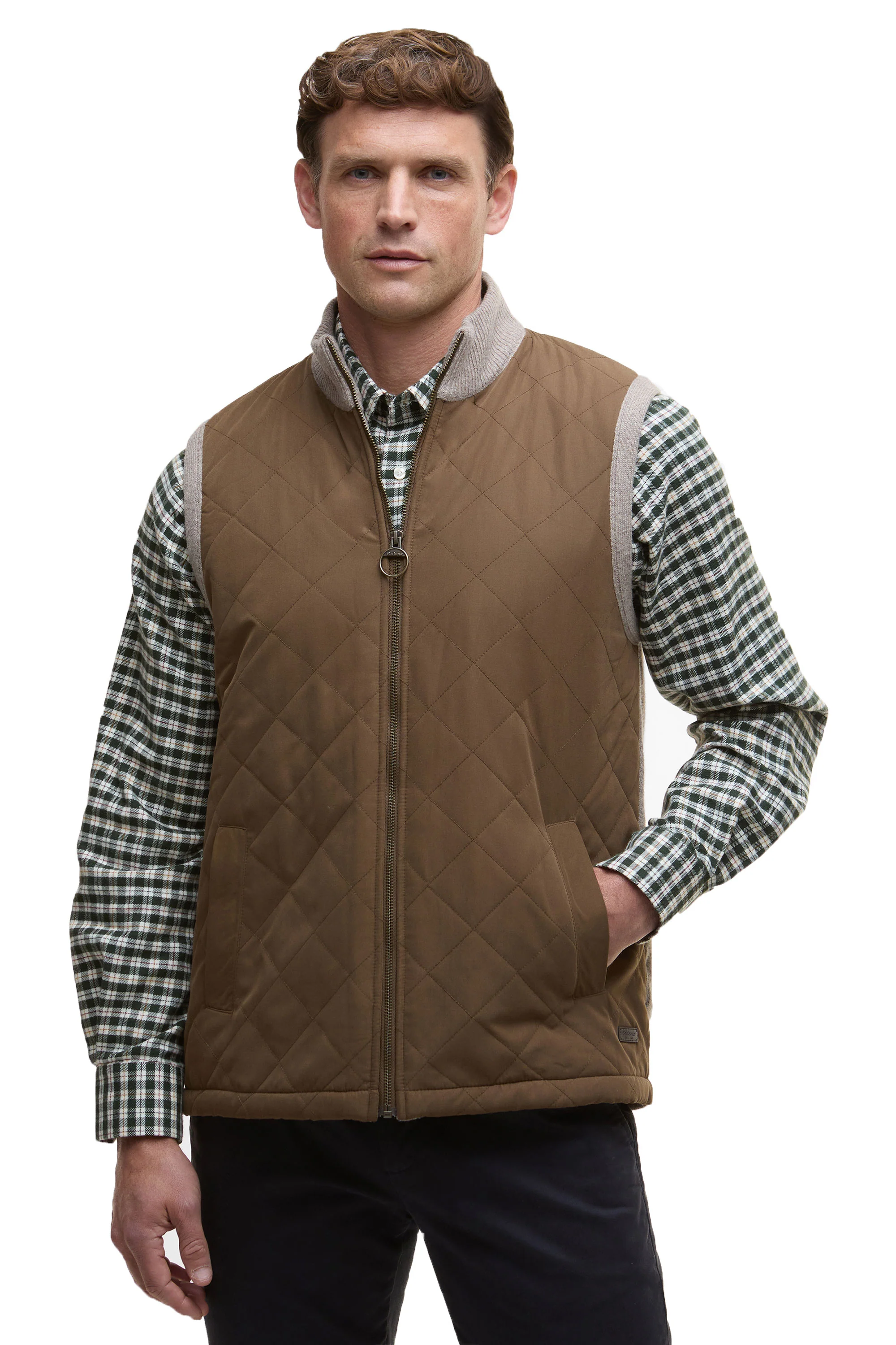 BARBOUR SHOVELER GILET STONE - Image 2