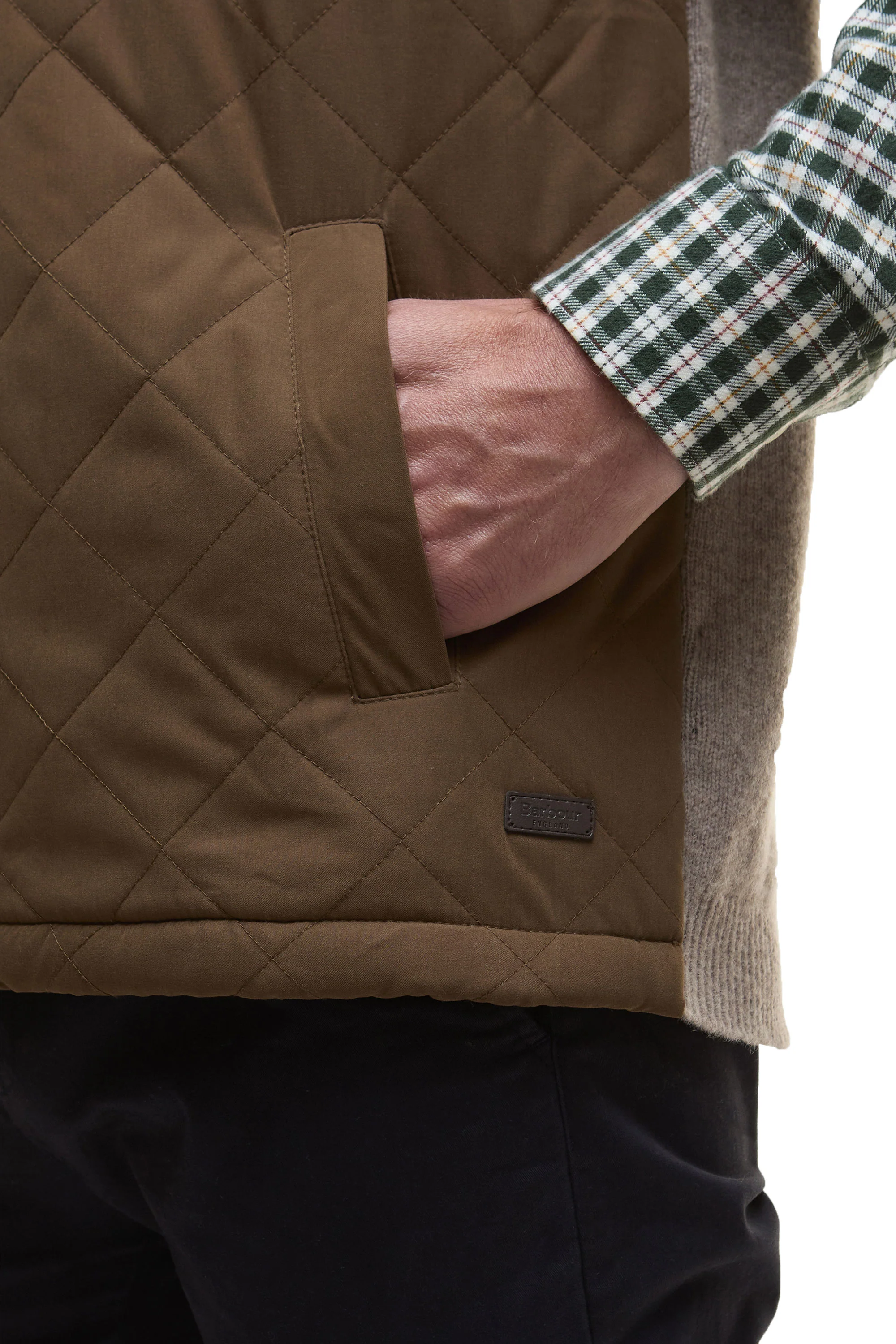 BARBOUR SHOVELER GILET STONE - Image 4