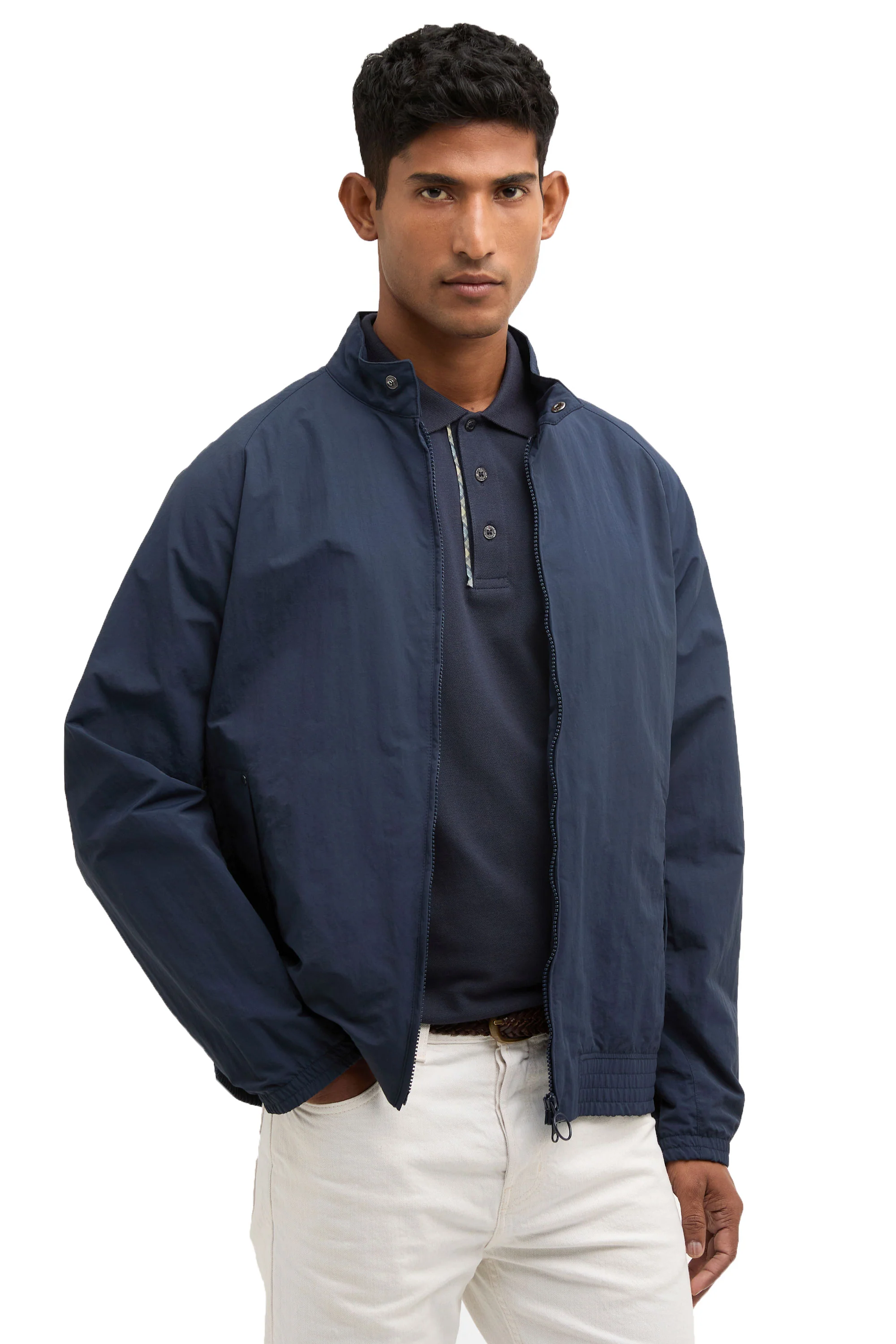 BARBOUR SUMMER ROYSTON SHOWERPROOF JACKET NAVY - Image 2