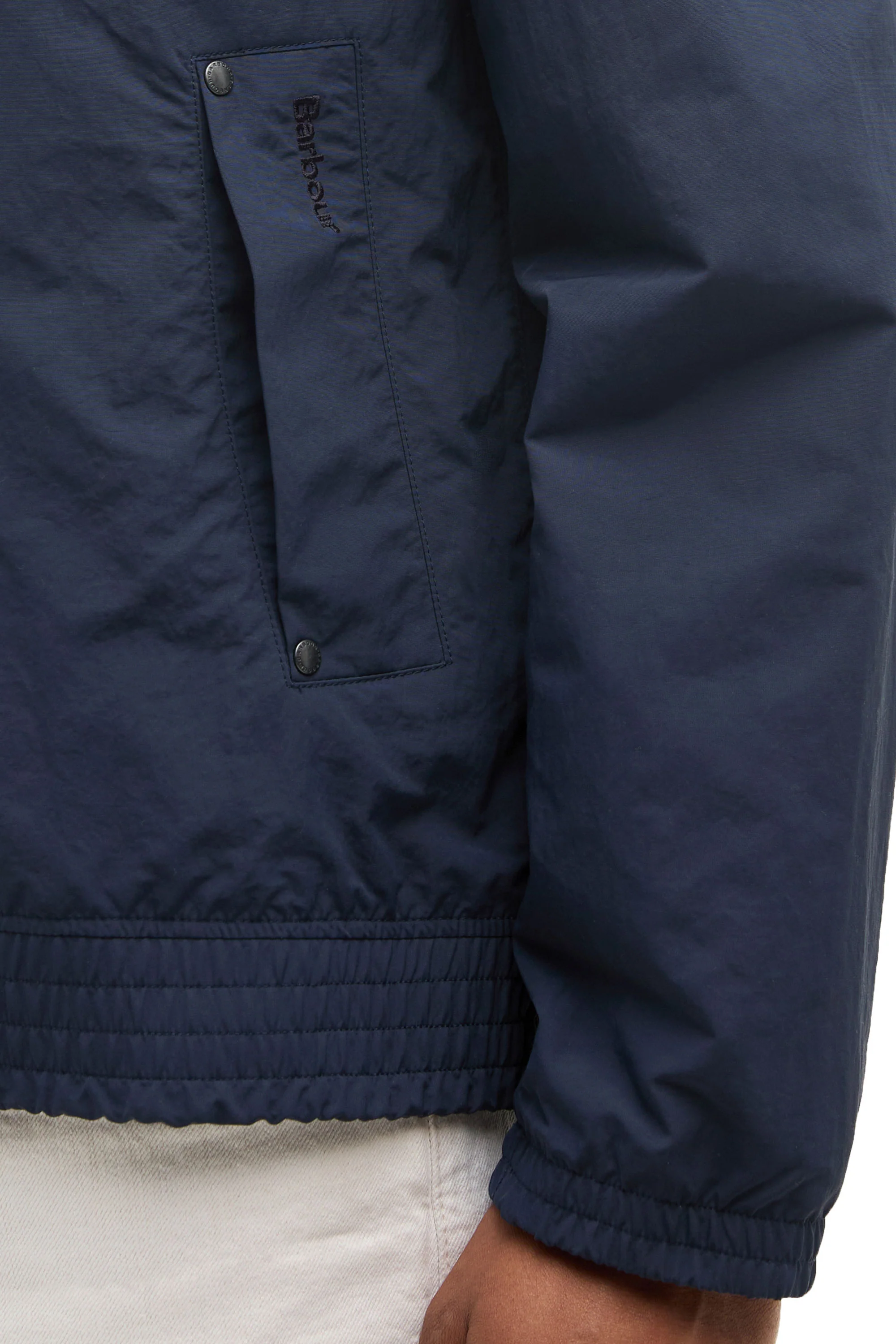 BARBOUR SUMMER ROYSTON SHOWERPROOF JACKET NAVY - Image 4