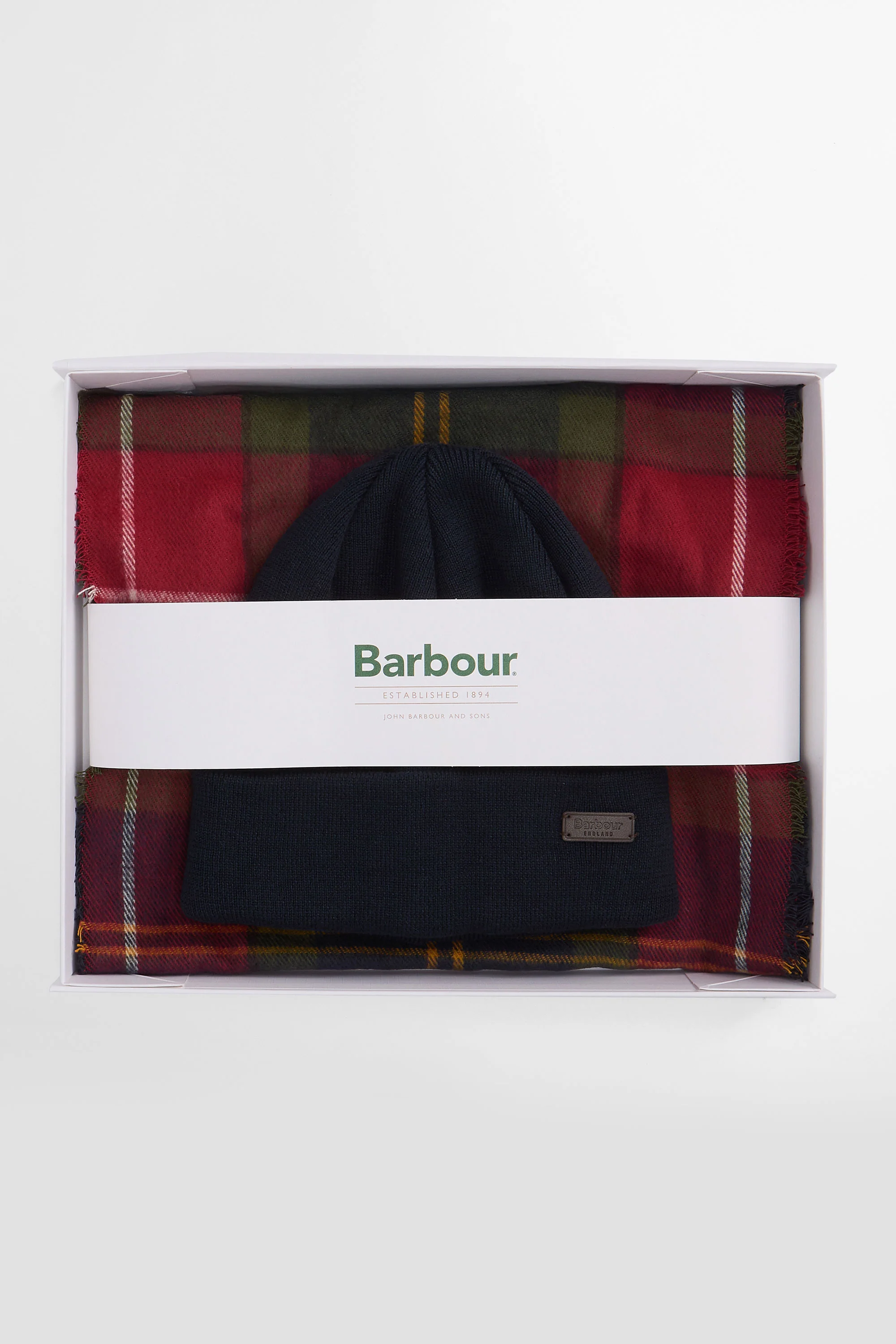 Barbour Swinton & Gallingale Gift Set Winterberry Tartan - Image 2