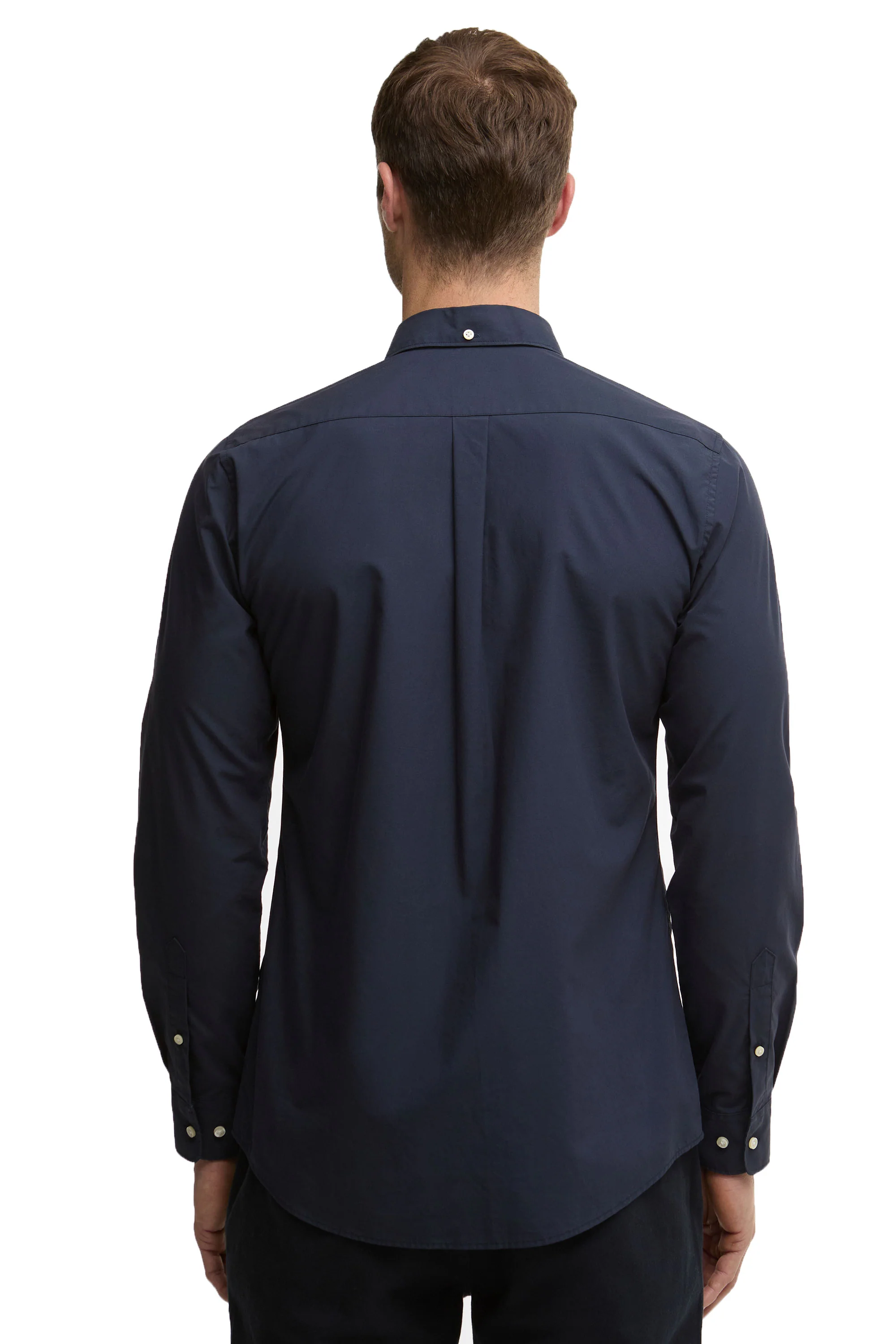 BARBOUR TREEPORT POPLIN SHIRT NAVY - Image 3