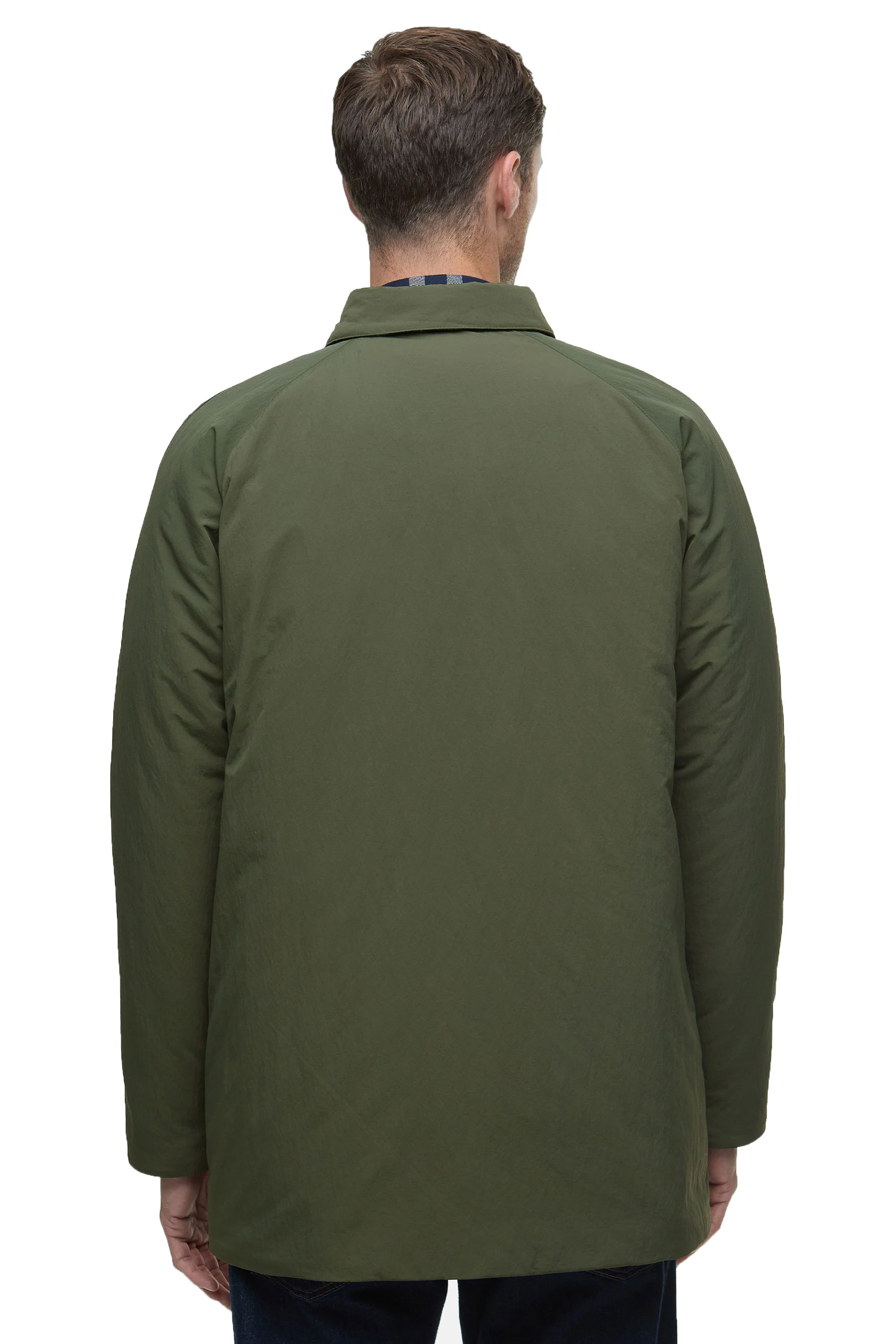 BARBOUR WADDED LORDEN JACKET OLIVE - Image 3