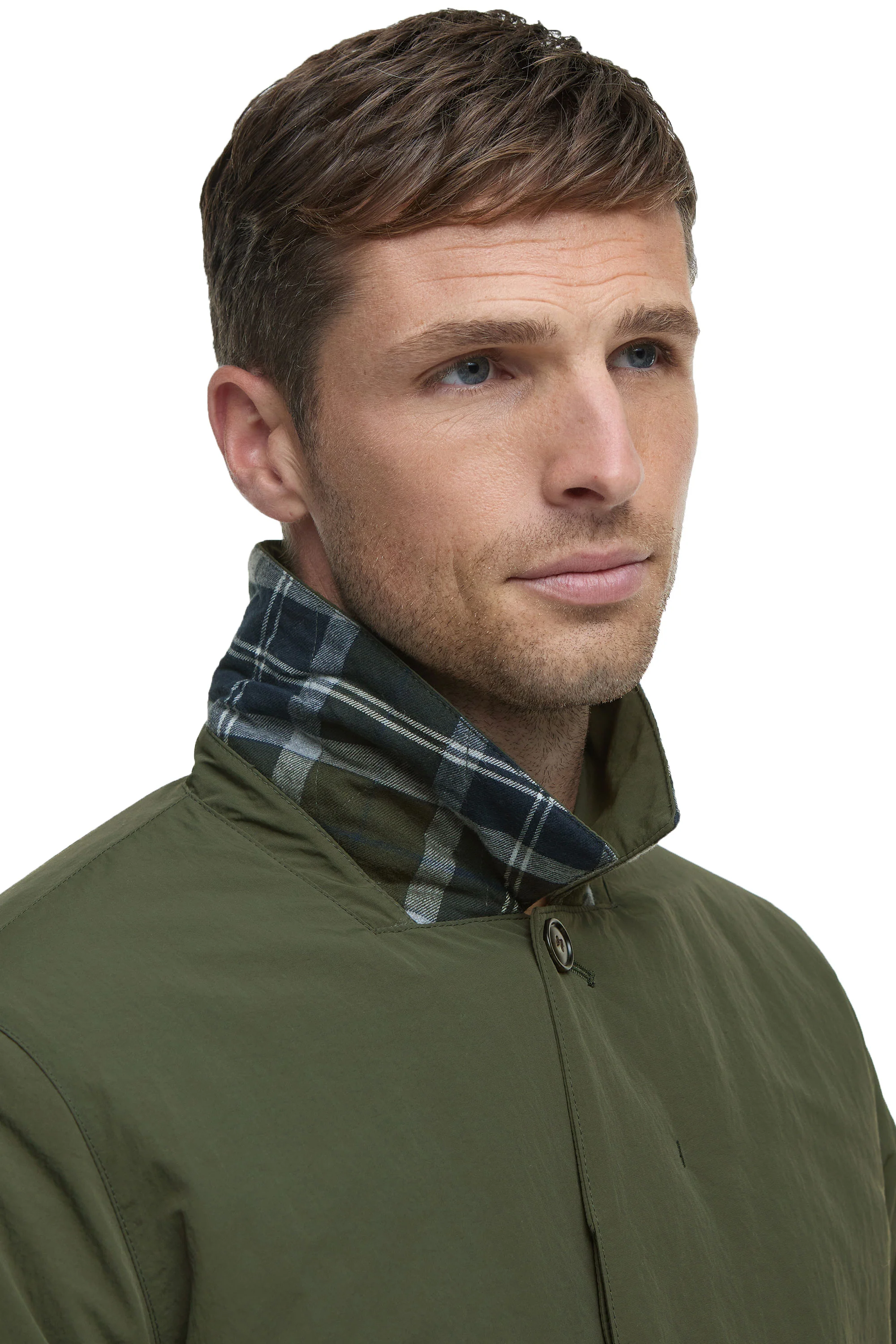 BARBOUR WADDED LORDEN JACKET OLIVE - Image 4