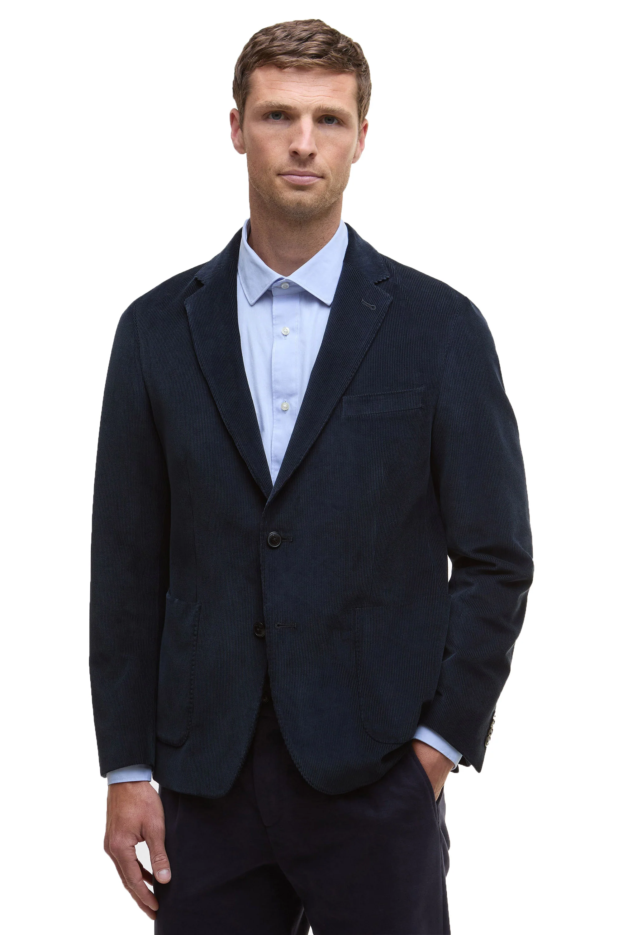 Barbour Wallington Blazer Navy - Image 2