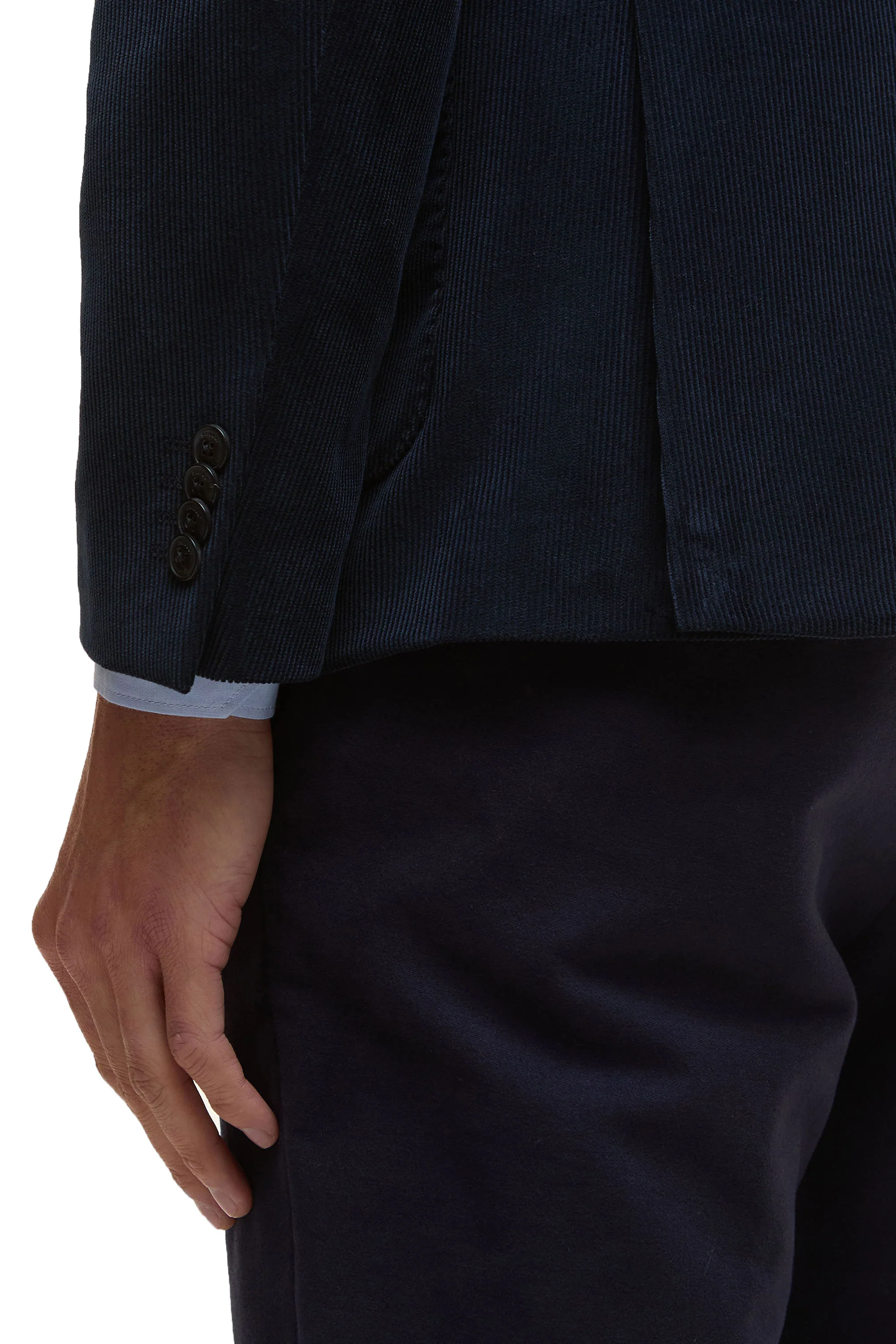 Barbour Wallington Blazer Navy - Image 4