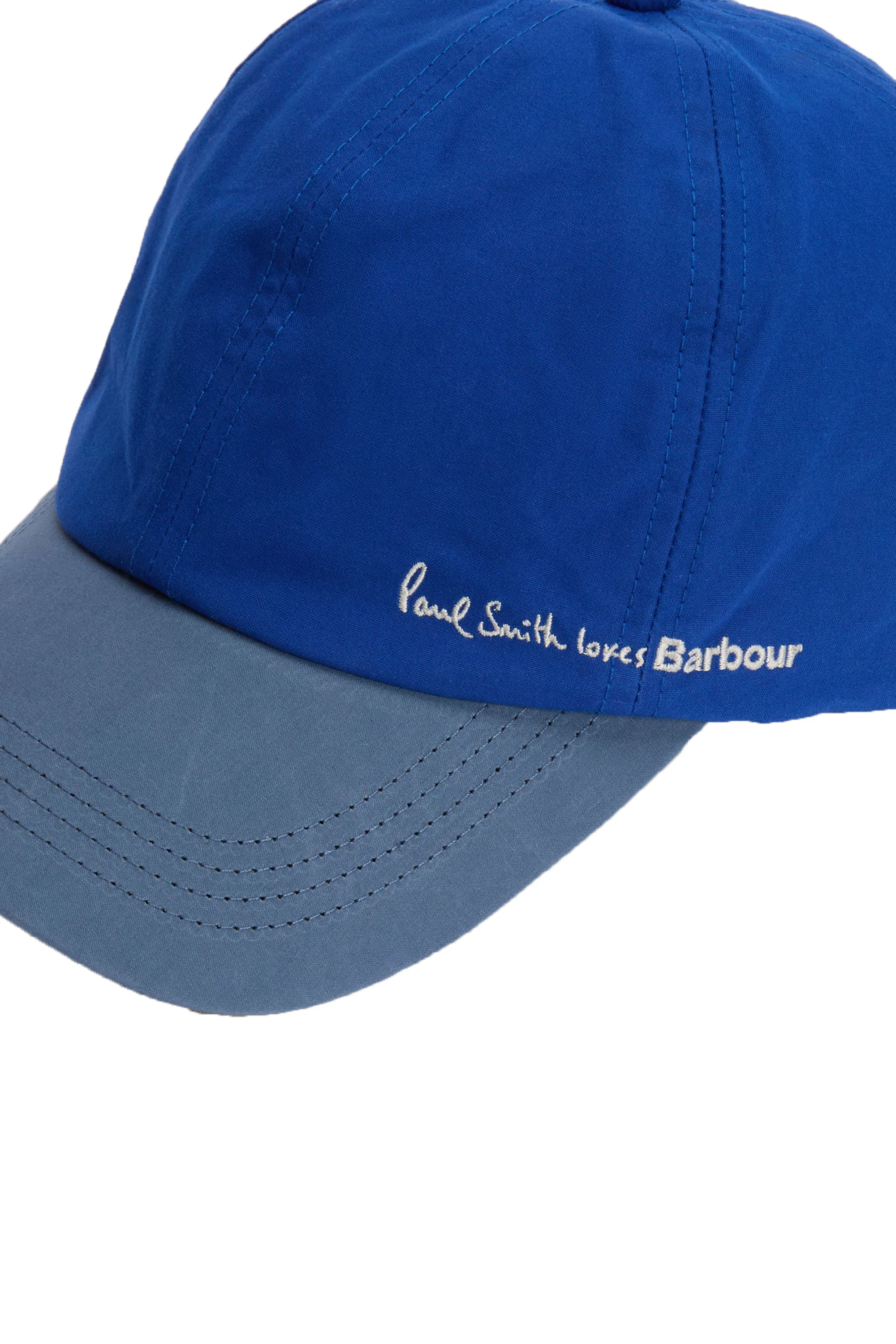 BARBOUR X PAUL SMITH CAP ROYAL BLUE - Image 2