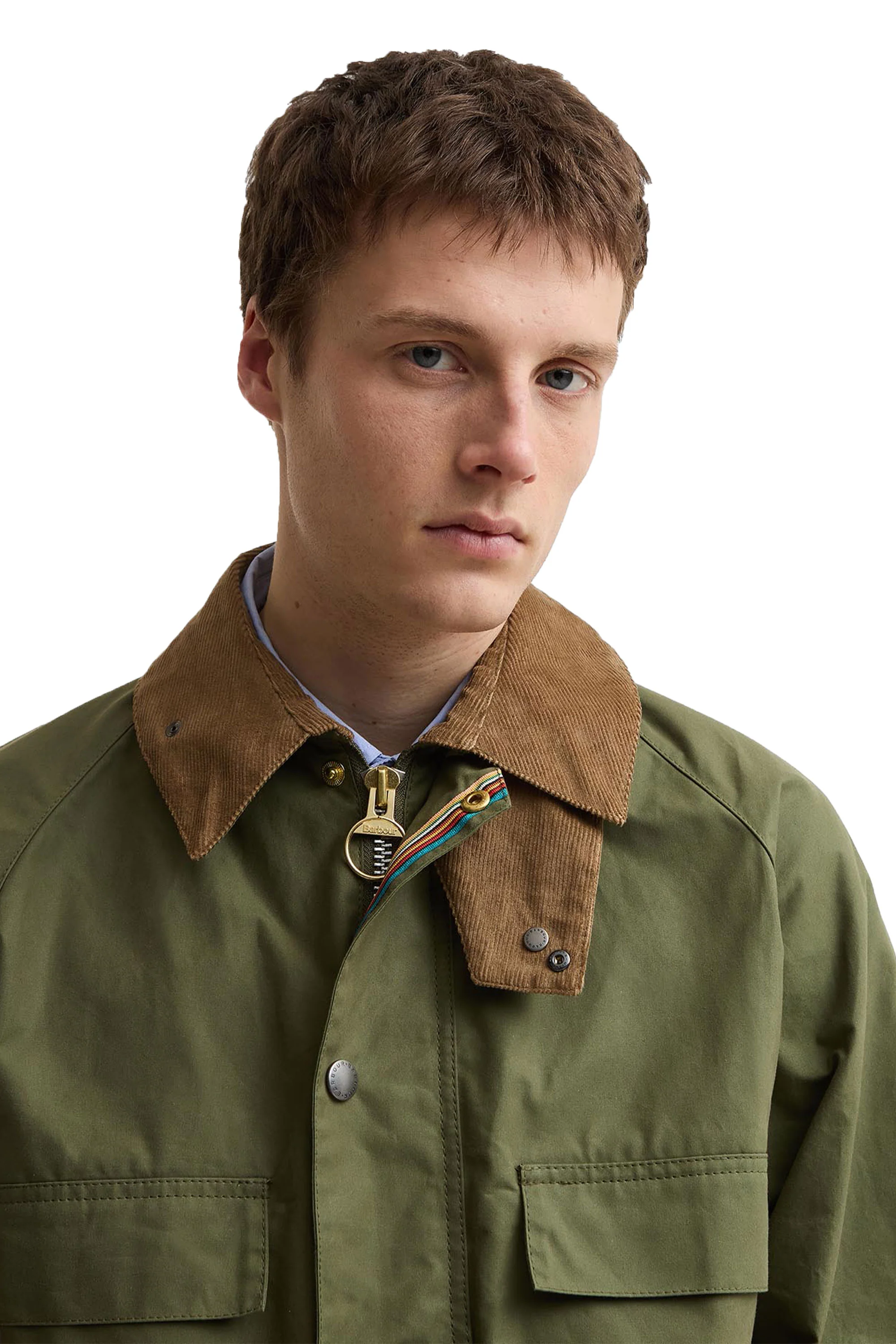 BARBOUR X PAUL SMITH SUGARLUMP BEDALE JACKET SAGE - Image 4