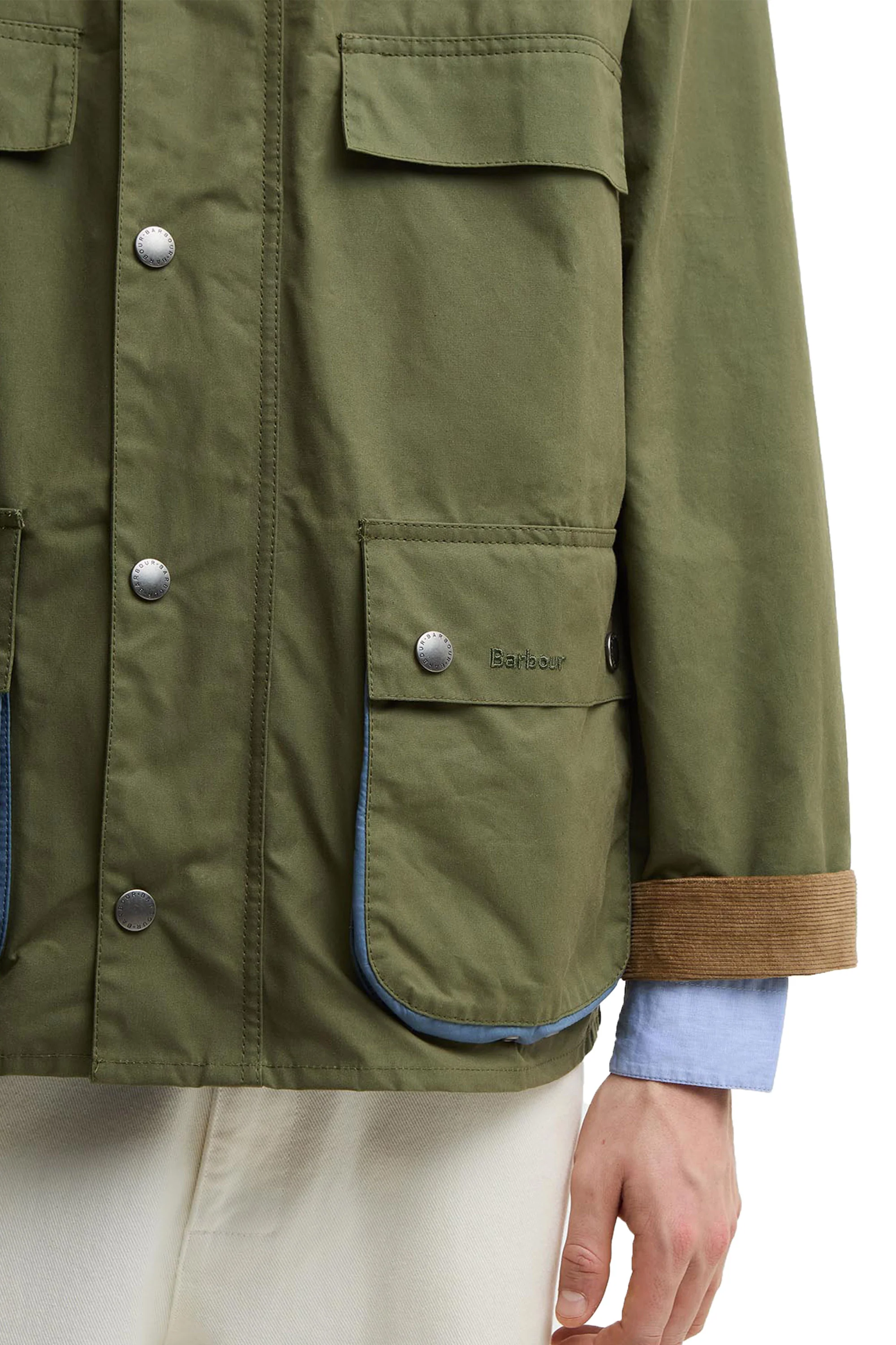 BARBOUR X PAUL SMITH SUGARLUMP BEDALE JACKET SAGE - Image 7