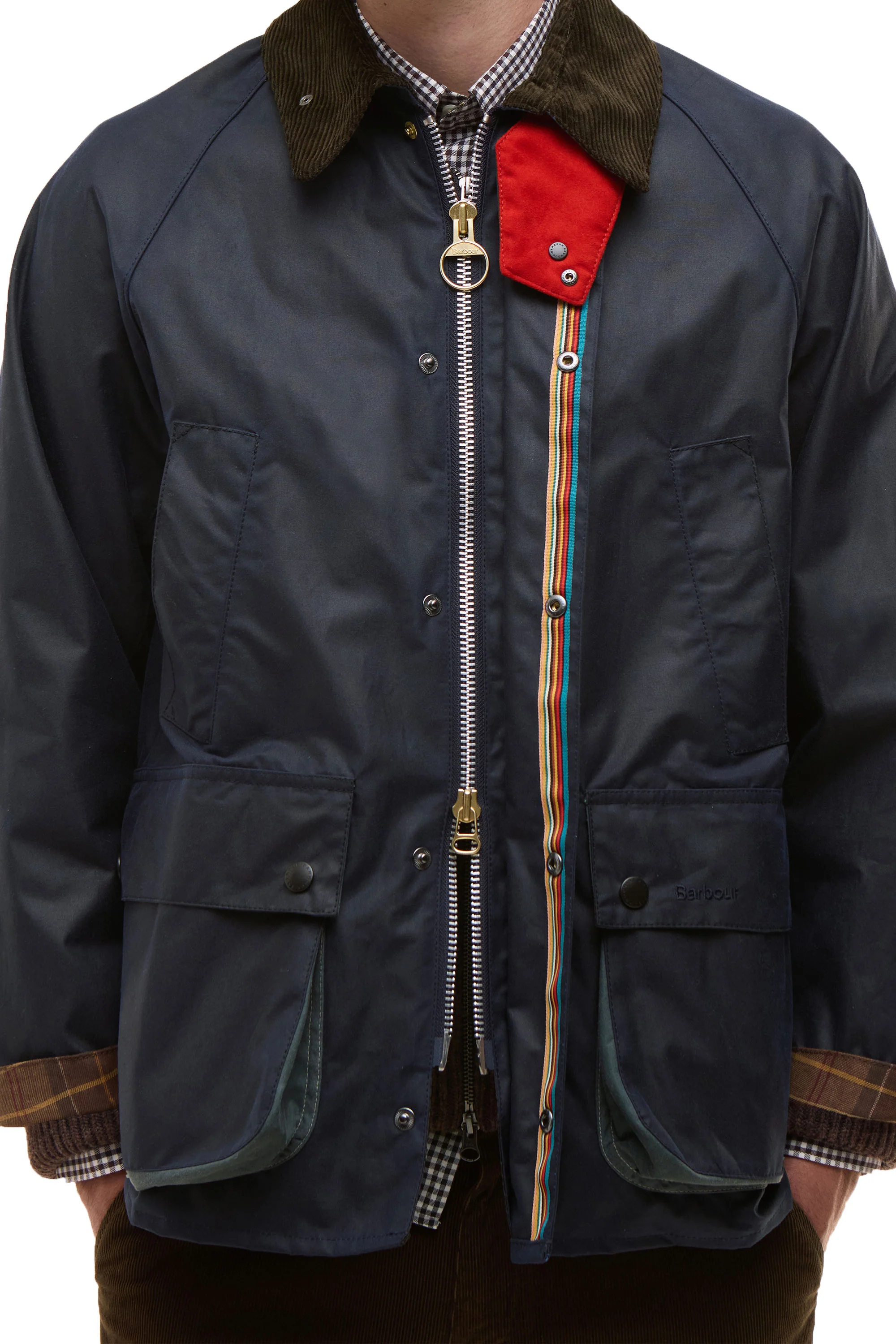 Barbour x Paul Smith Bedale Jacket Night Sky - Image 6