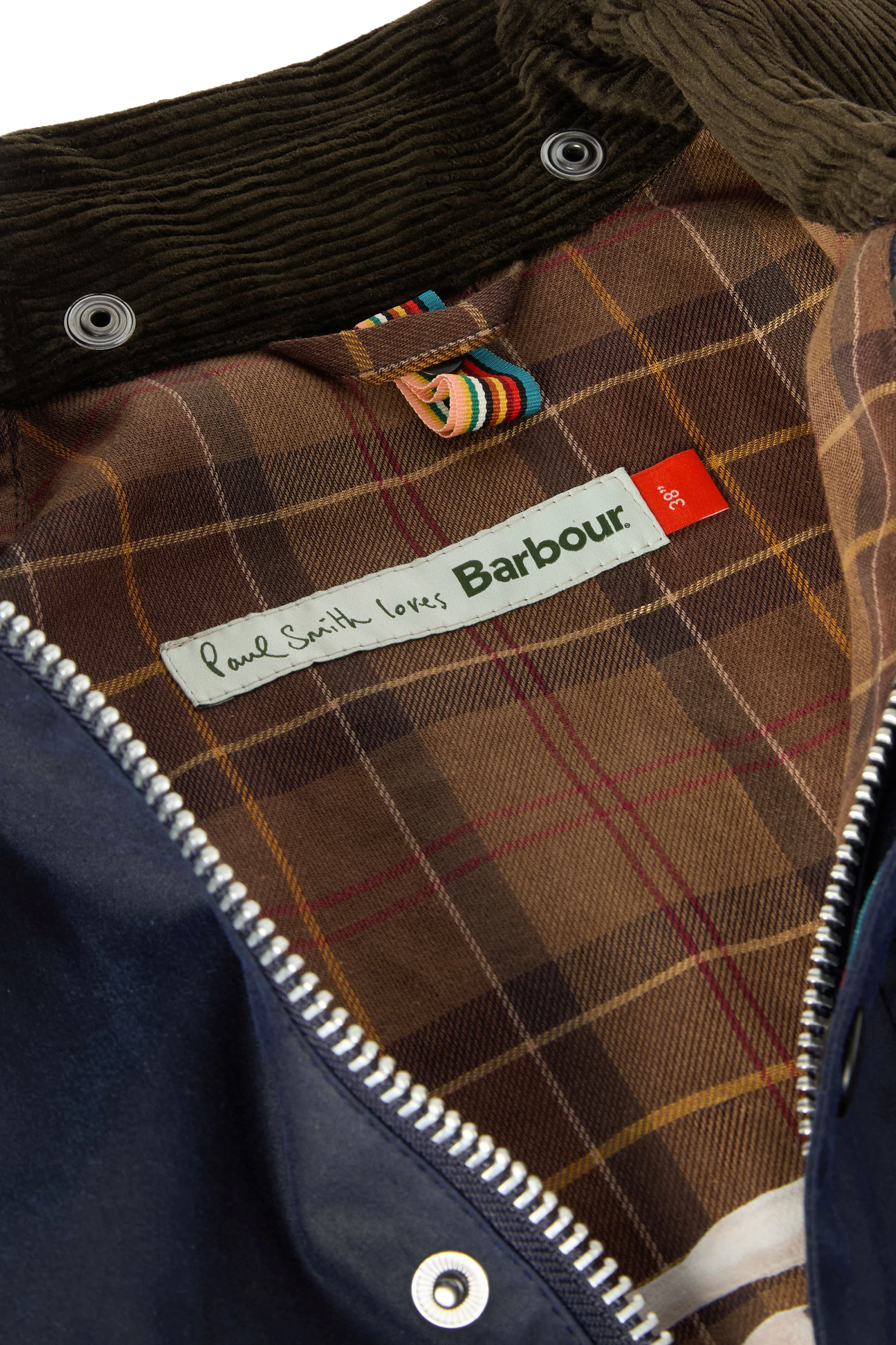 Barbour x Paul Smith Bedale Jacket Night Sky - Image 8