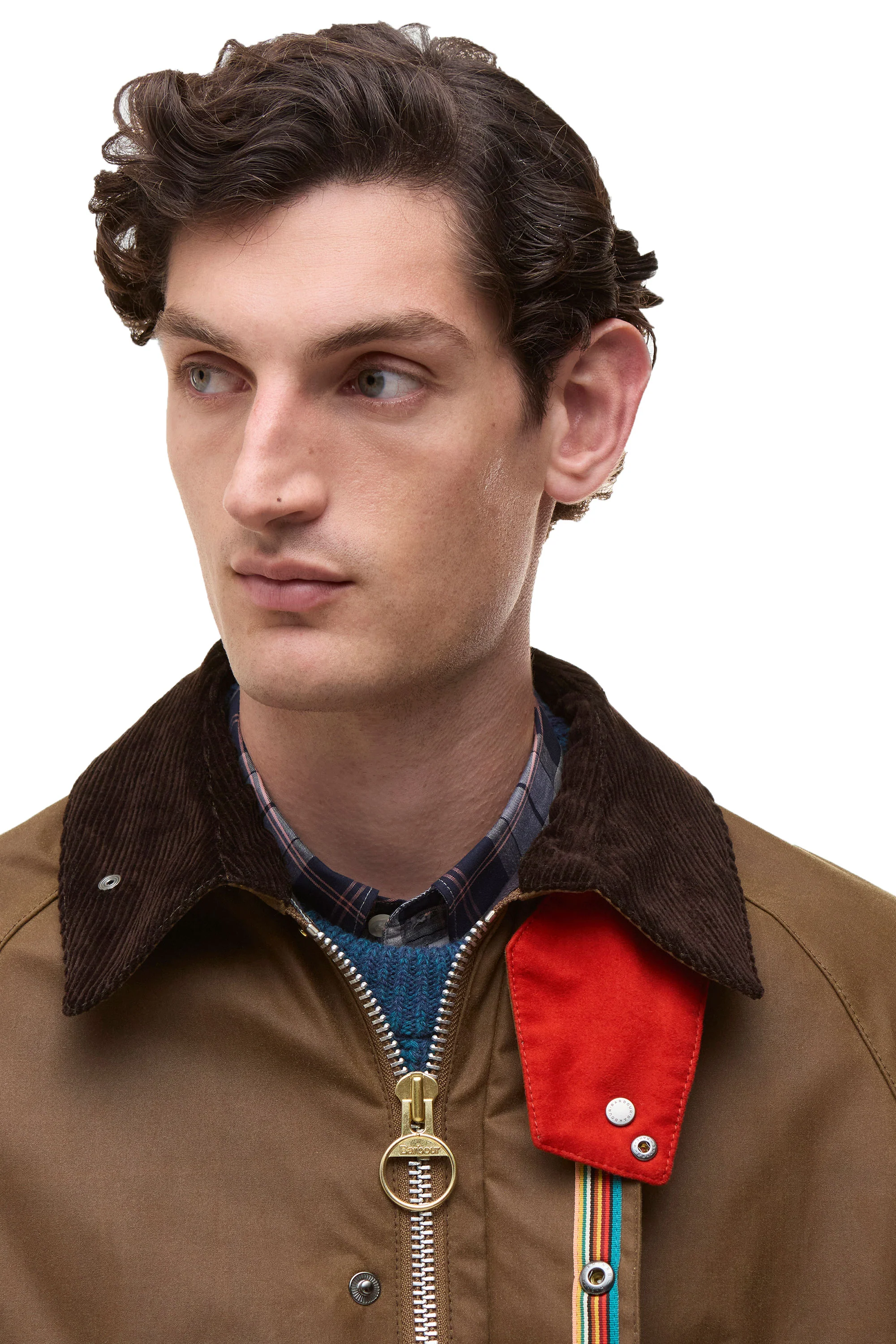 Barbour x Paul Smith Bedale Jacket Tan - Image 3