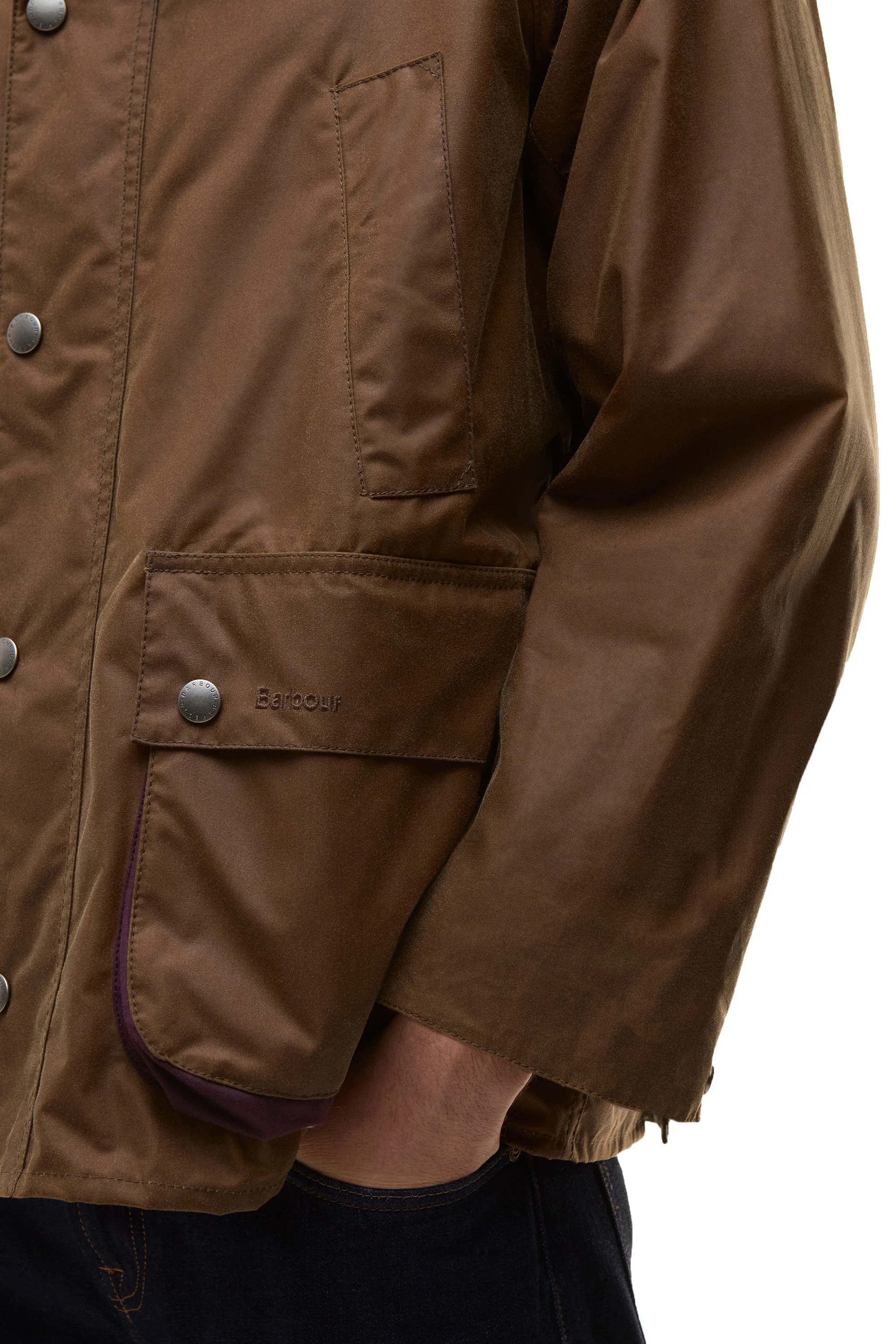 Barbour x Paul Smith Bedale Jacket Tan - Image 6