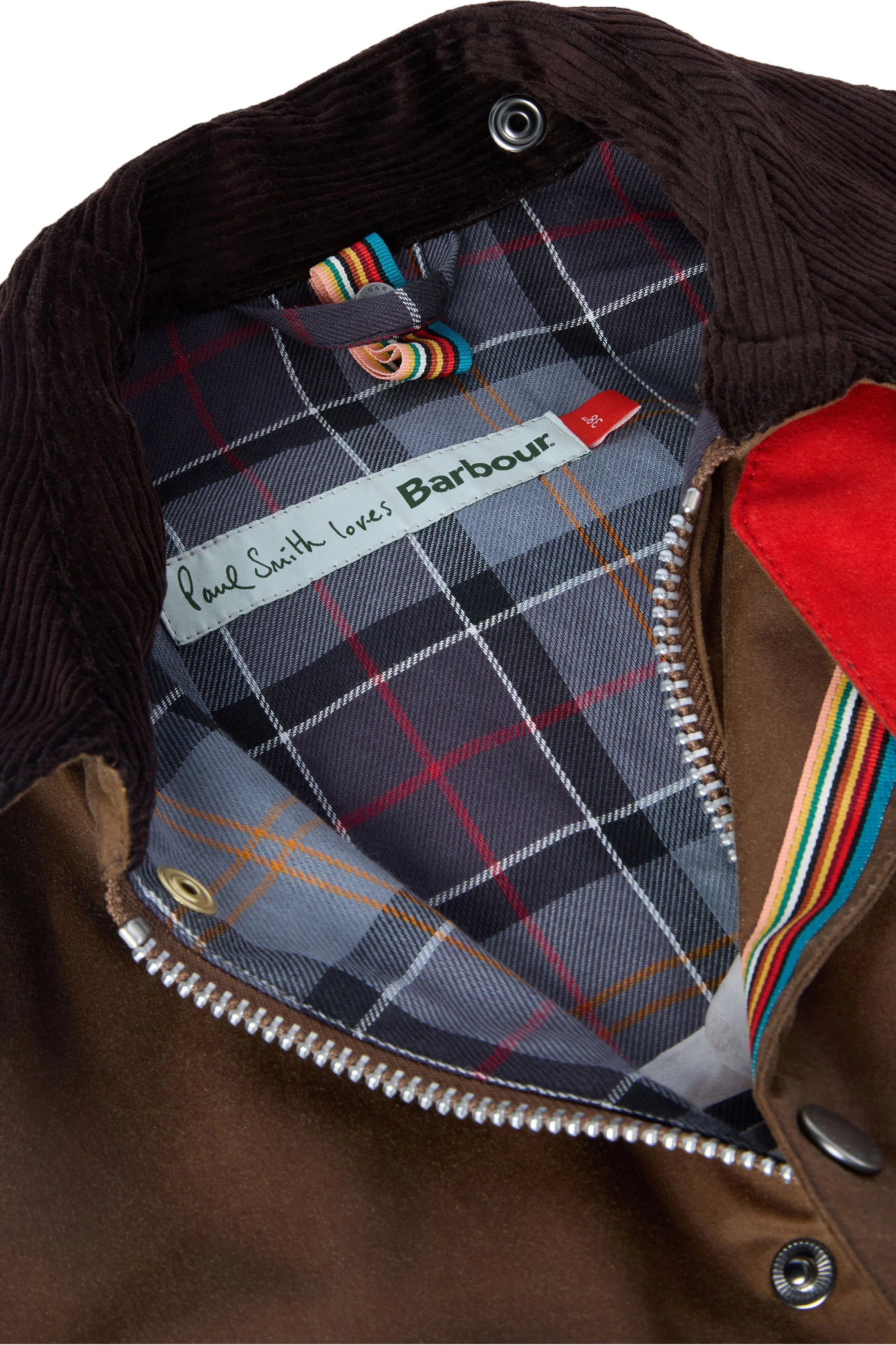 Barbour x Paul Smith Bedale Jacket Tan - Image 8