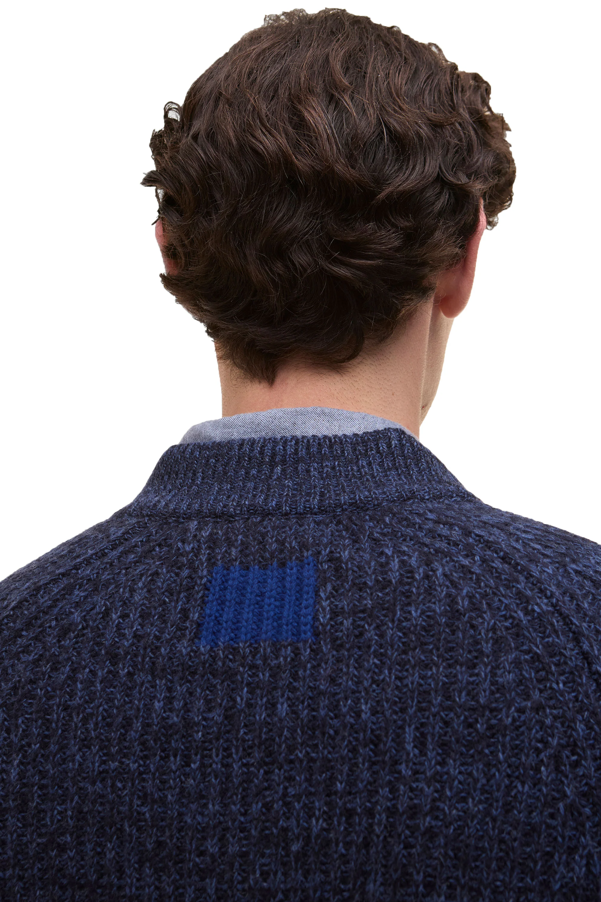 Barbour x Paul Smith Knitted Bomber Navy - Image 3