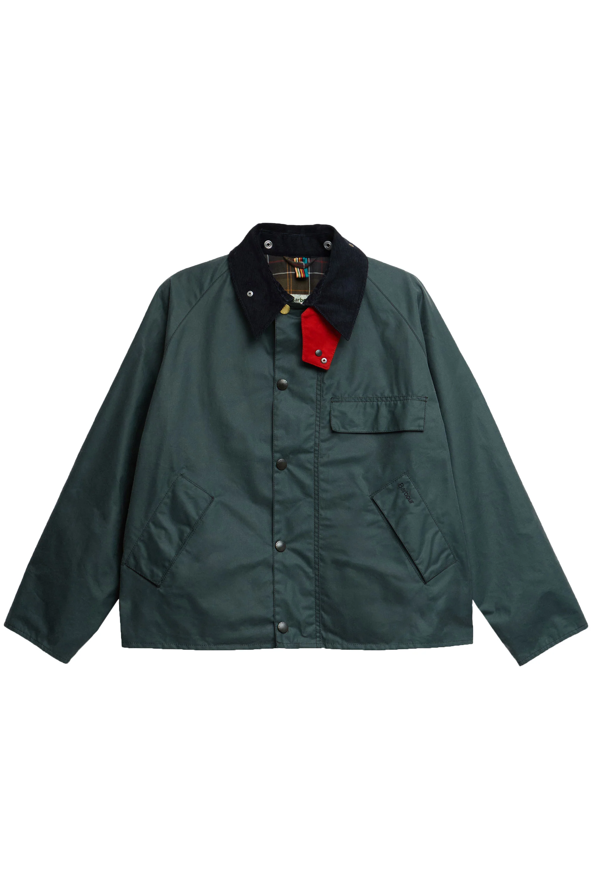 Barbour x Paul Smith Transport Jacket Dark Slate - Image 2
