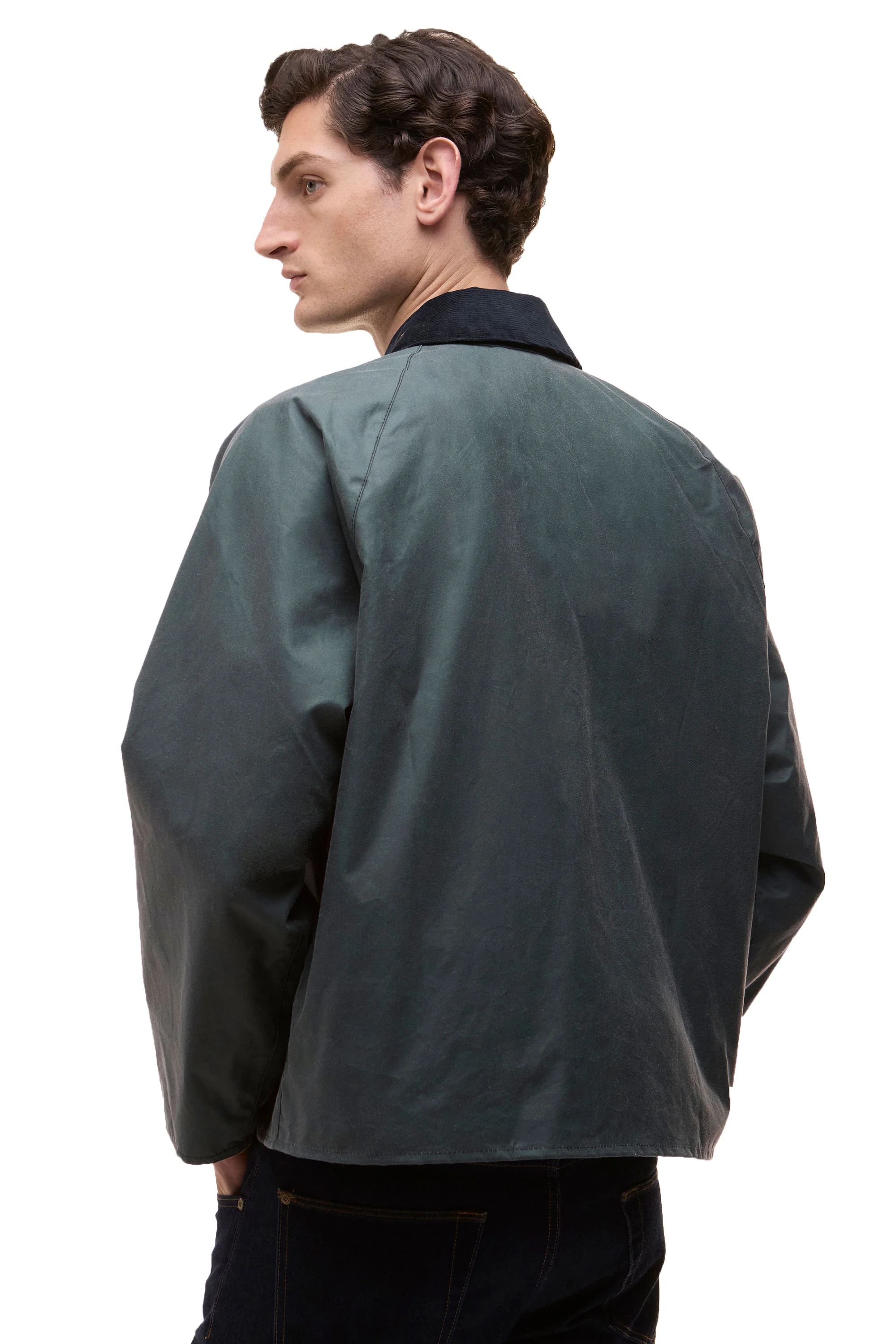 Barbour x Paul Smith Transport Jacket Dark Slate - Image 3