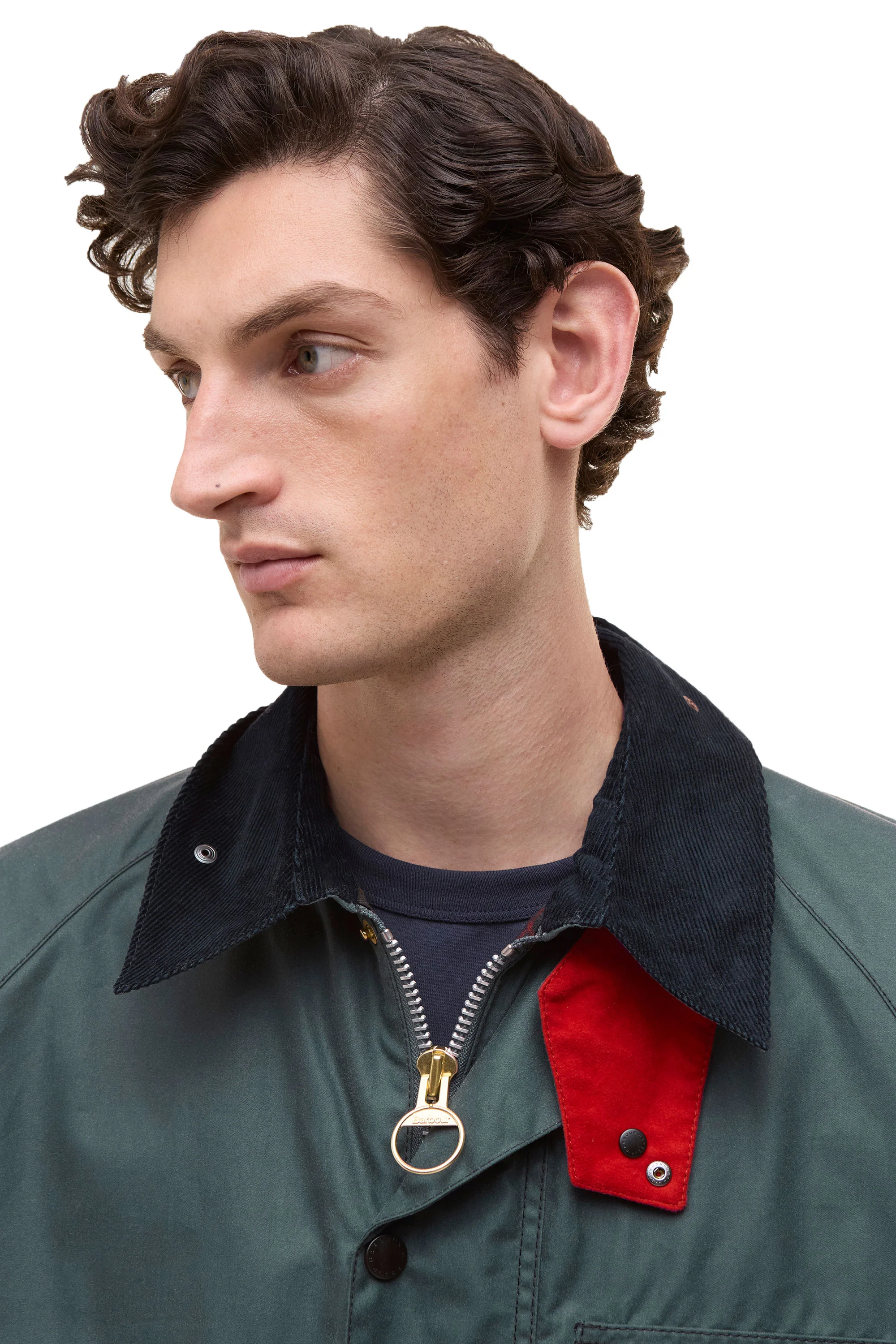 Barbour x Paul Smith Transport Jacket Dark Slate - Image 6