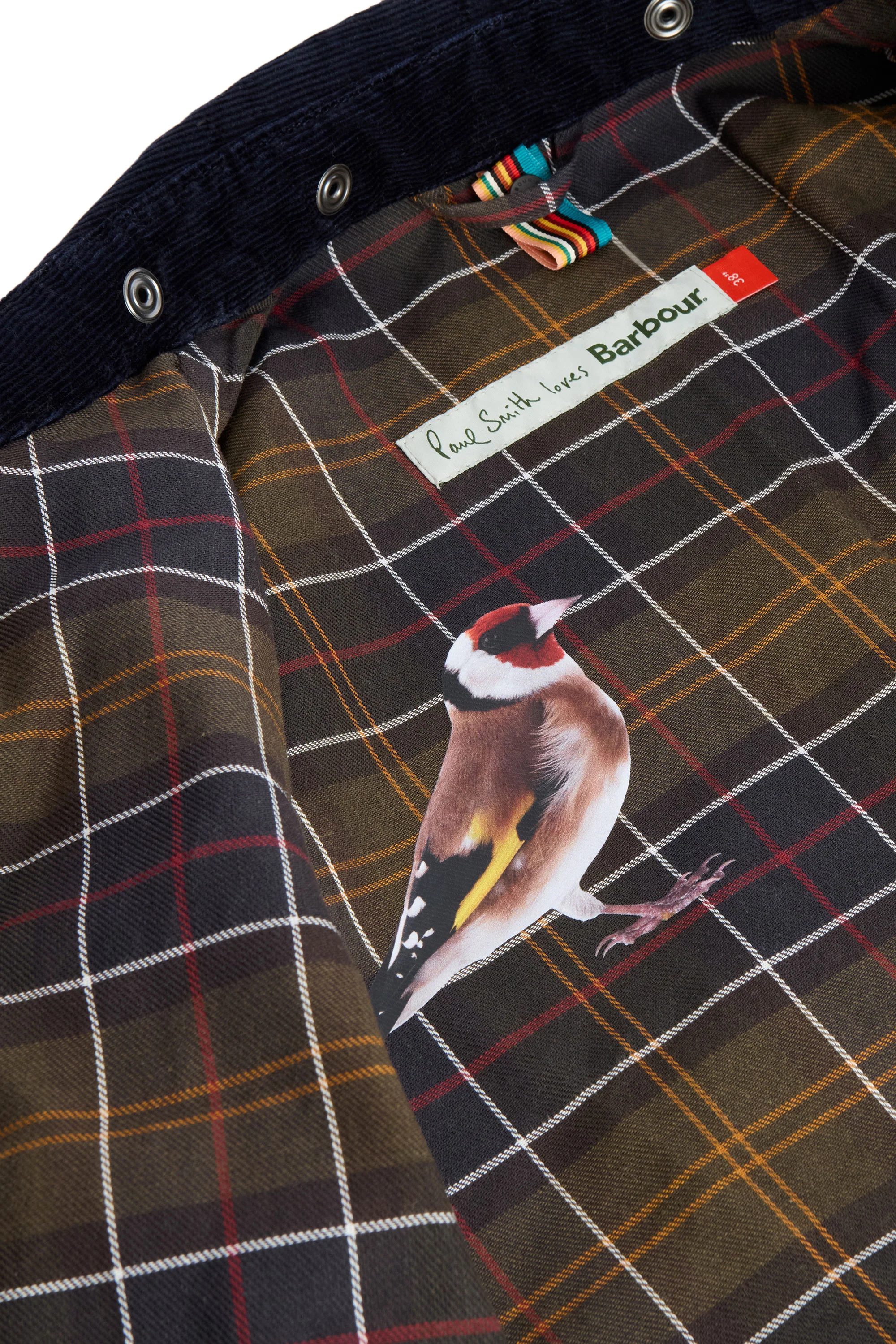 Barbour x Paul Smith Transport Jacket Dark Slate - Image 7