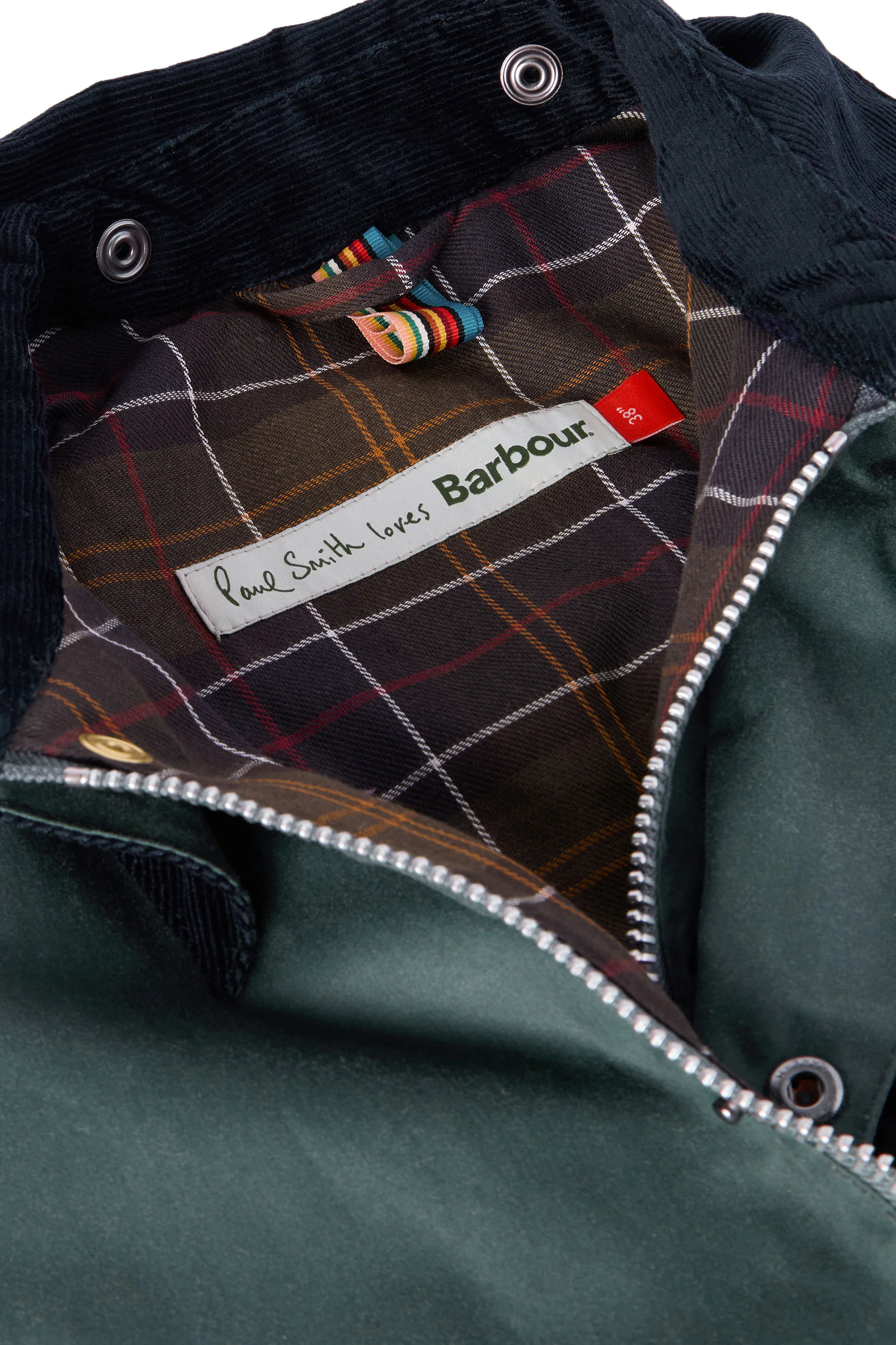 Barbour x Paul Smith Transport Jacket Dark Slate - Image 8