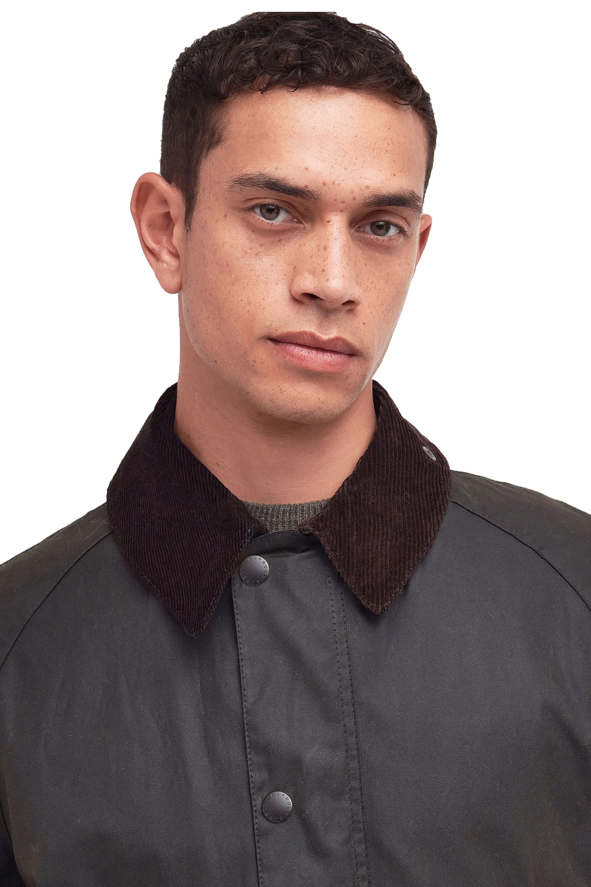 Barbour Border Wax Jacket Sage - Image 4
