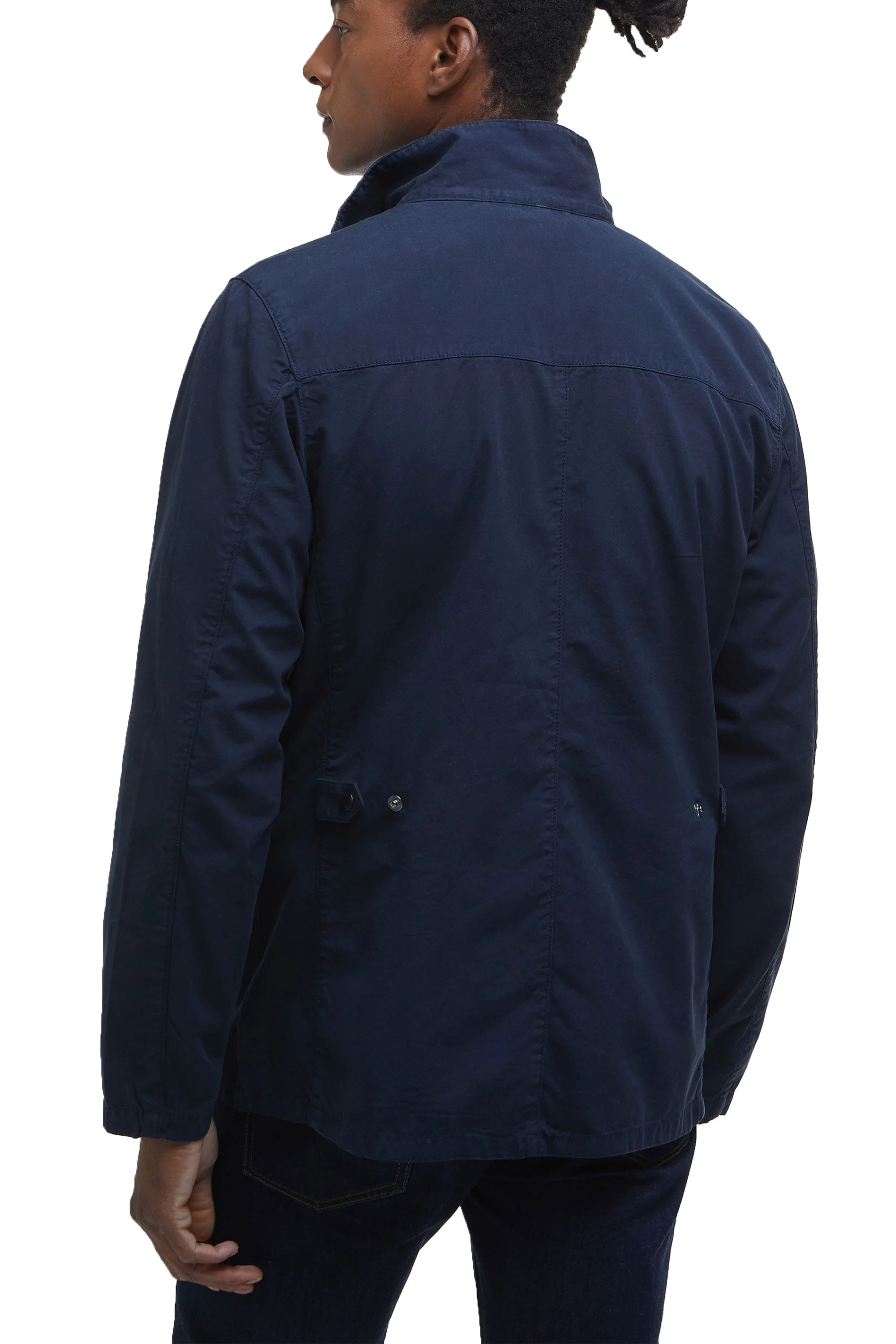 Barbour Casual Ogston Jacket Navy - Image 3