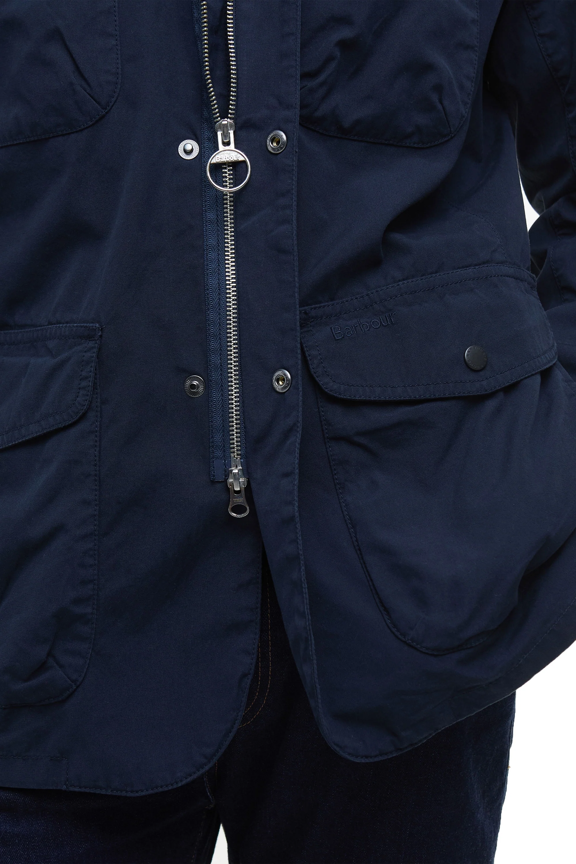 Barbour Casual Ogston Jacket Navy - Image 4